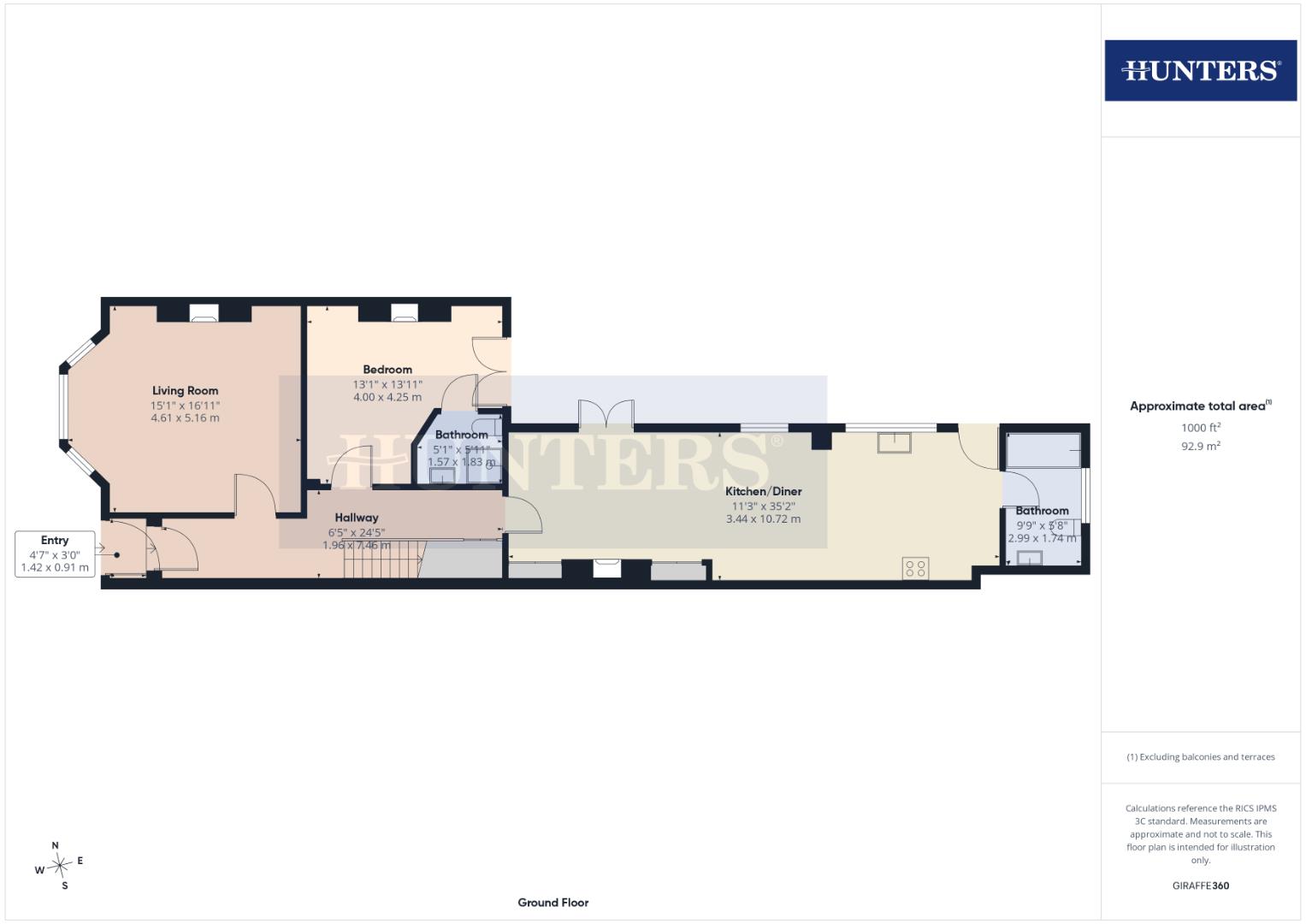 42, Wellington Road, Bridlington floorplan