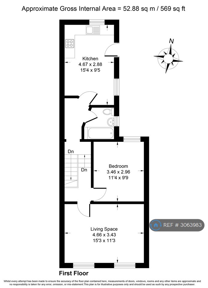B Nutcroft Road, London floorplan