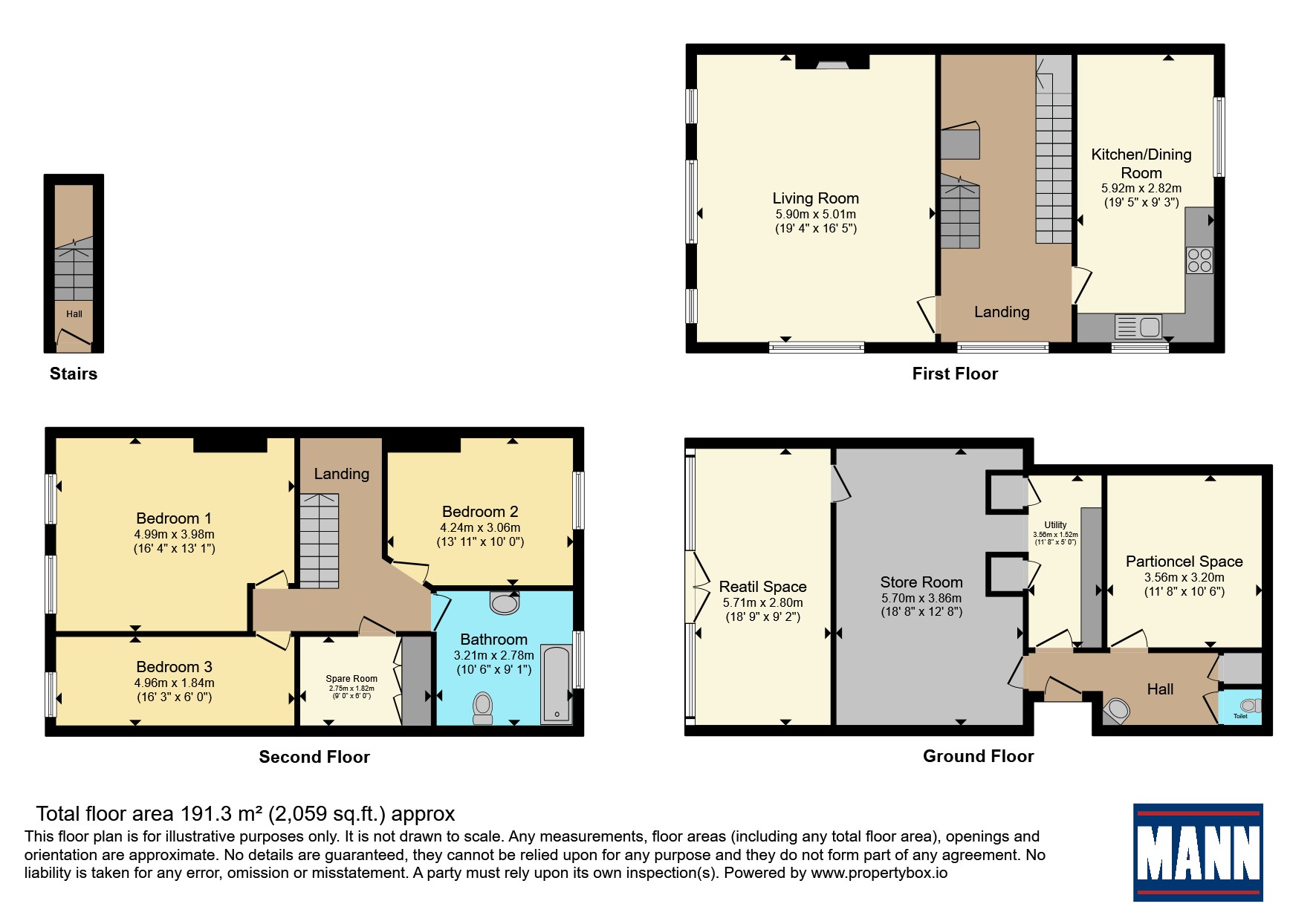 9-10 Highbury Buildings,, Portsmouth Road, Portsmouth floorplan