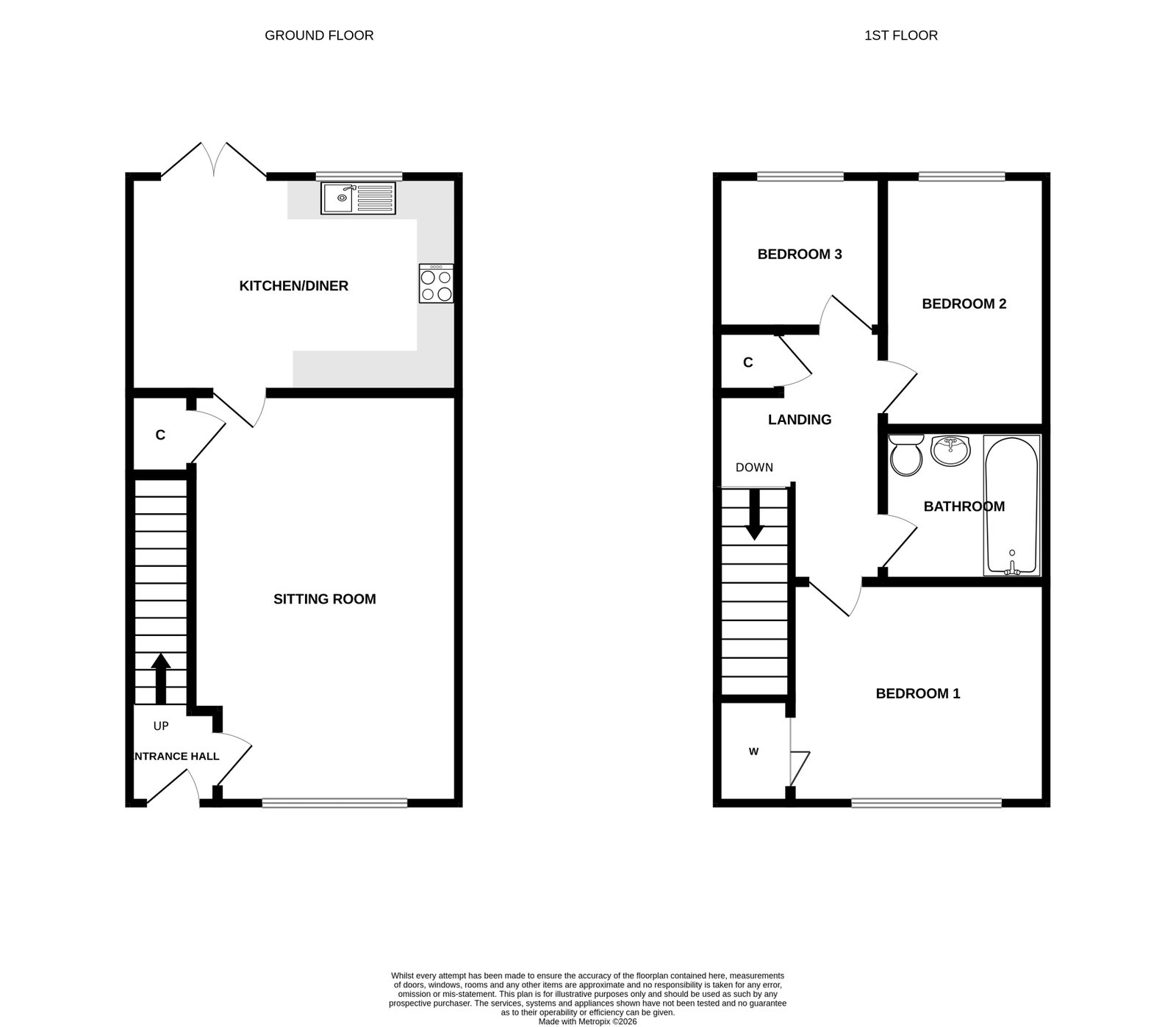 18, Woburn Close, Paignton floorplan