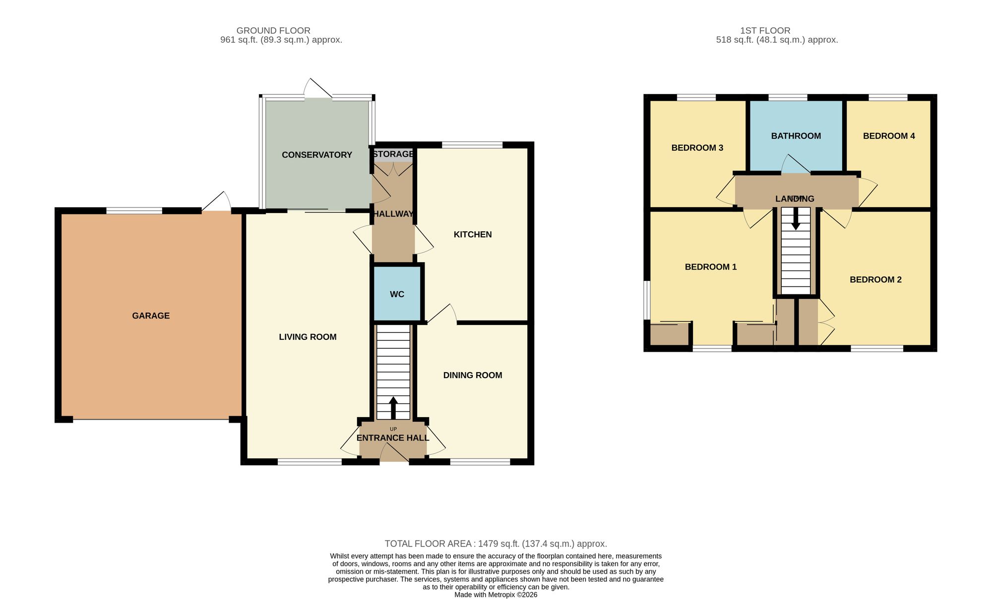 15 Lightfoots Close, Scarborough floorplan