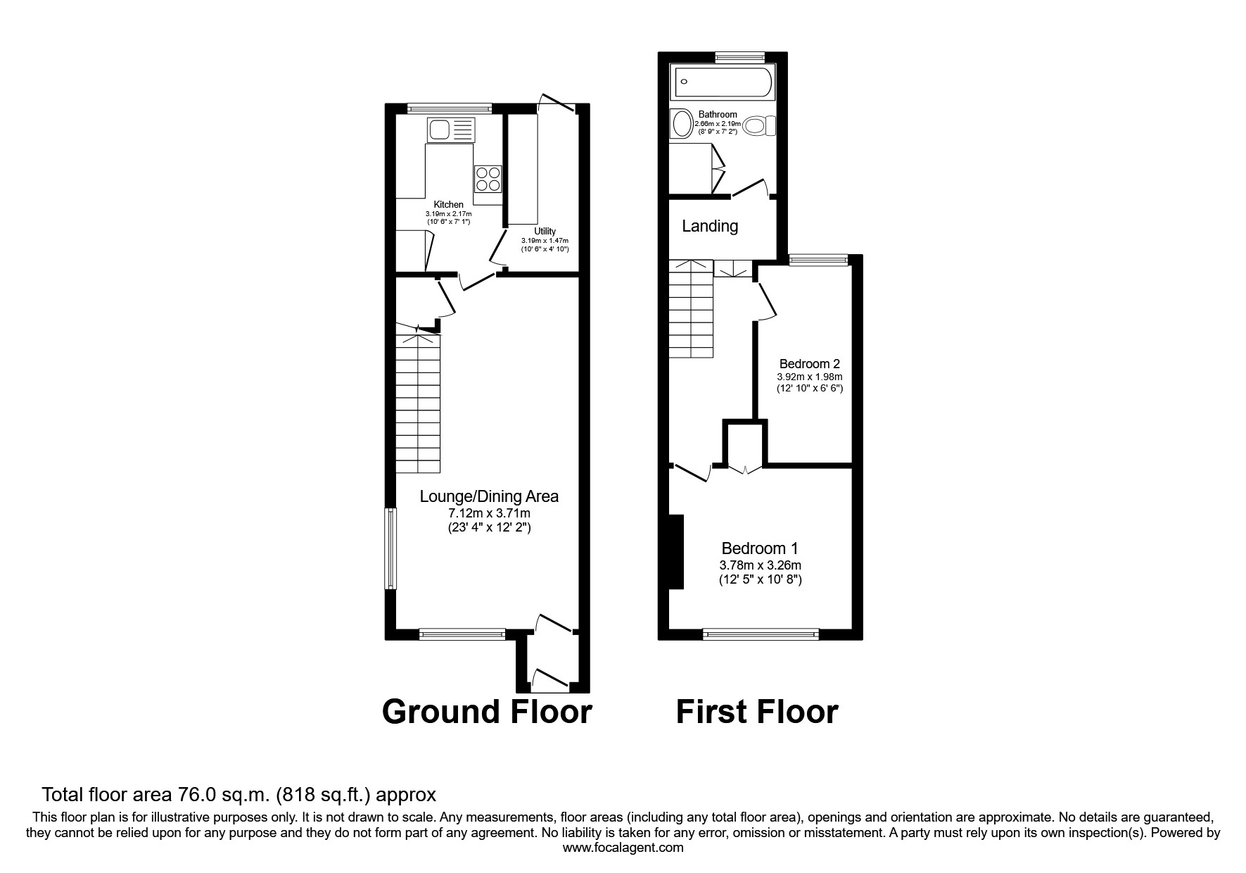 Woodside Road, Sidcup DA15, 2 bedroom terraced house for sale