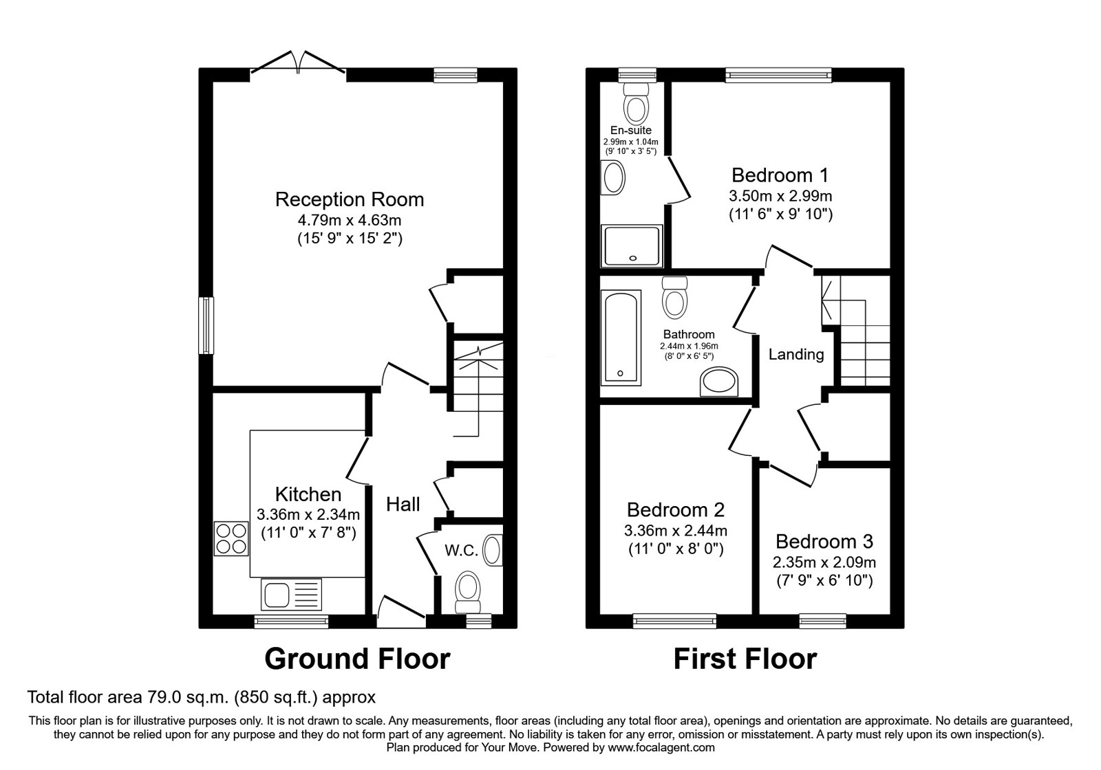 20, St. Cuthberts Close, Wigton floorplan