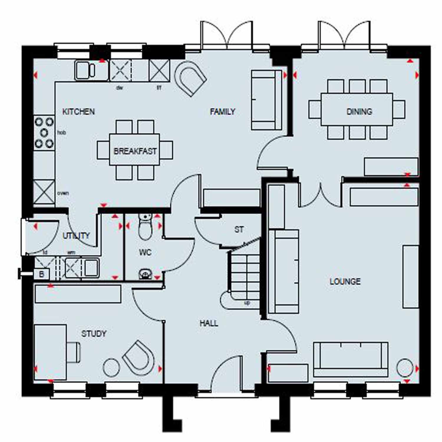H830834, York Way, Northampton floorplan