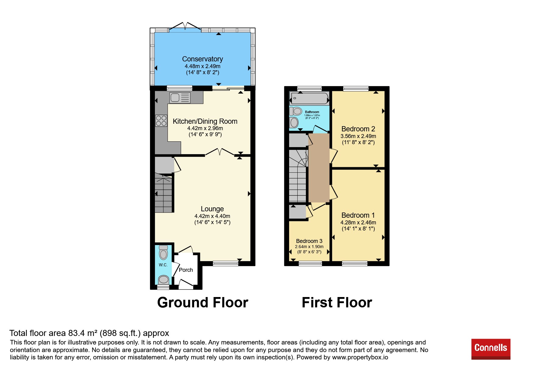 6, Station Close, Henlow floorplan