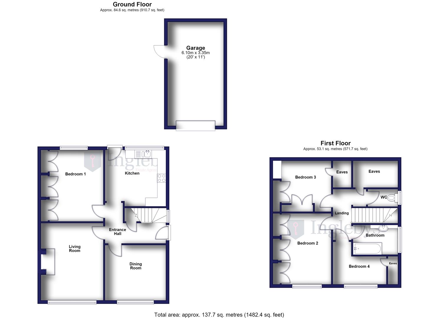 25, Glebe Gardens, Easington floorplan