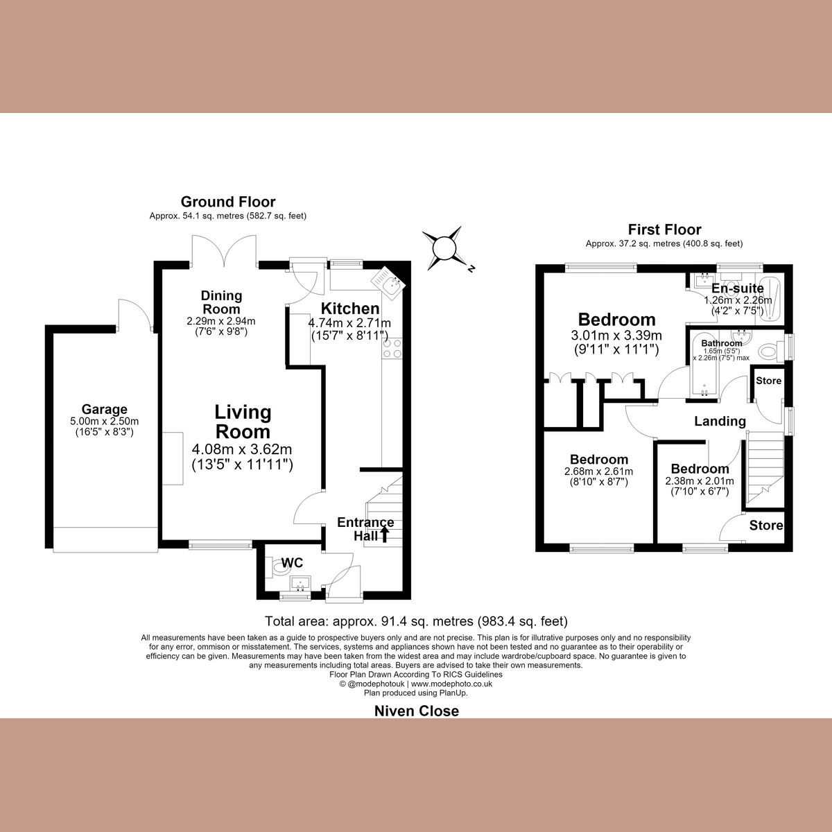 5, Niven Close, Wickford floorplan