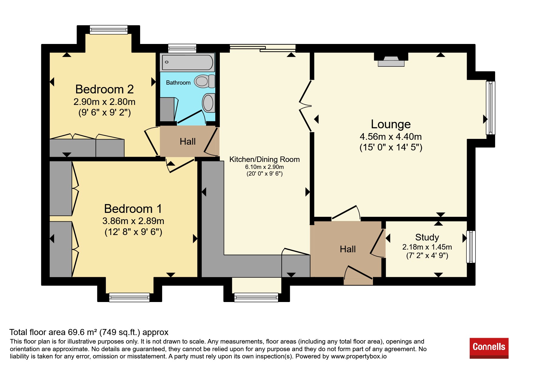 6, Riverside Park, Farleigh Bridge, Maidstone floorplan