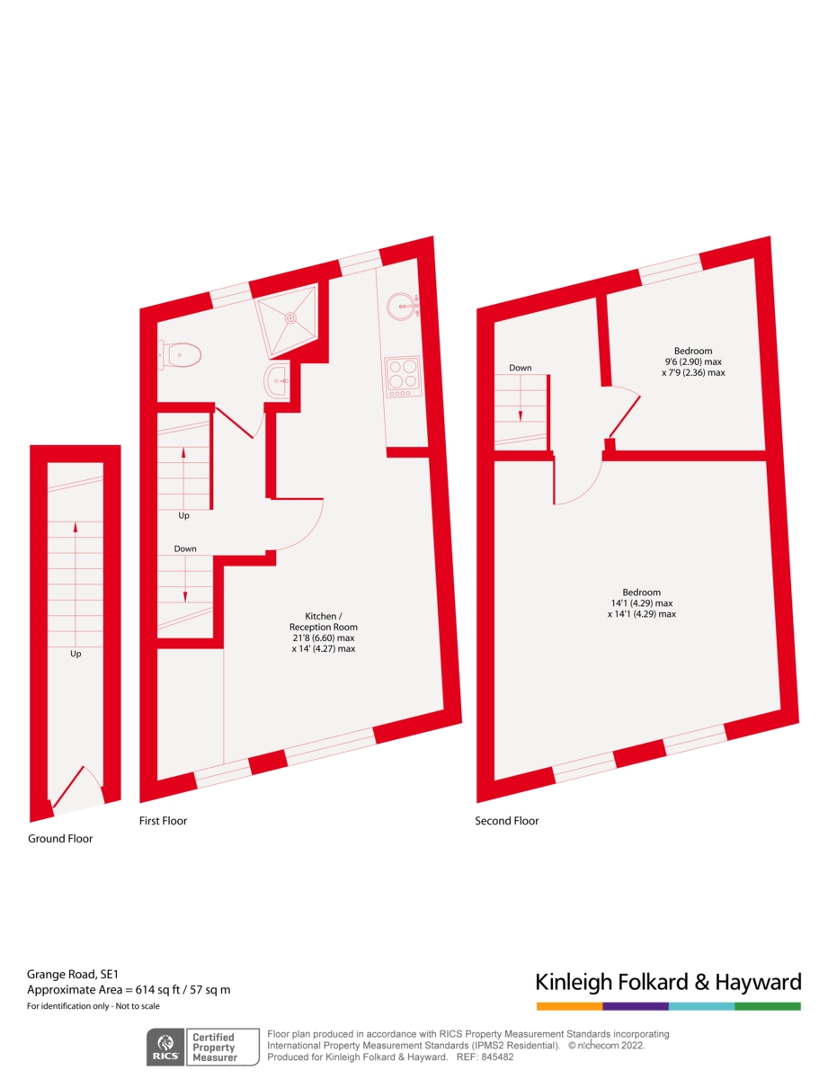 129a, Grange Road, London floorplan