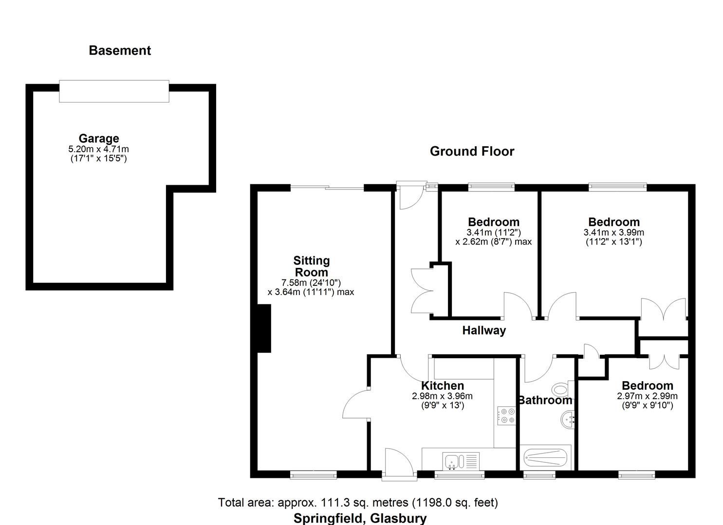 Springfield, Glasbury, Hereford floorplan