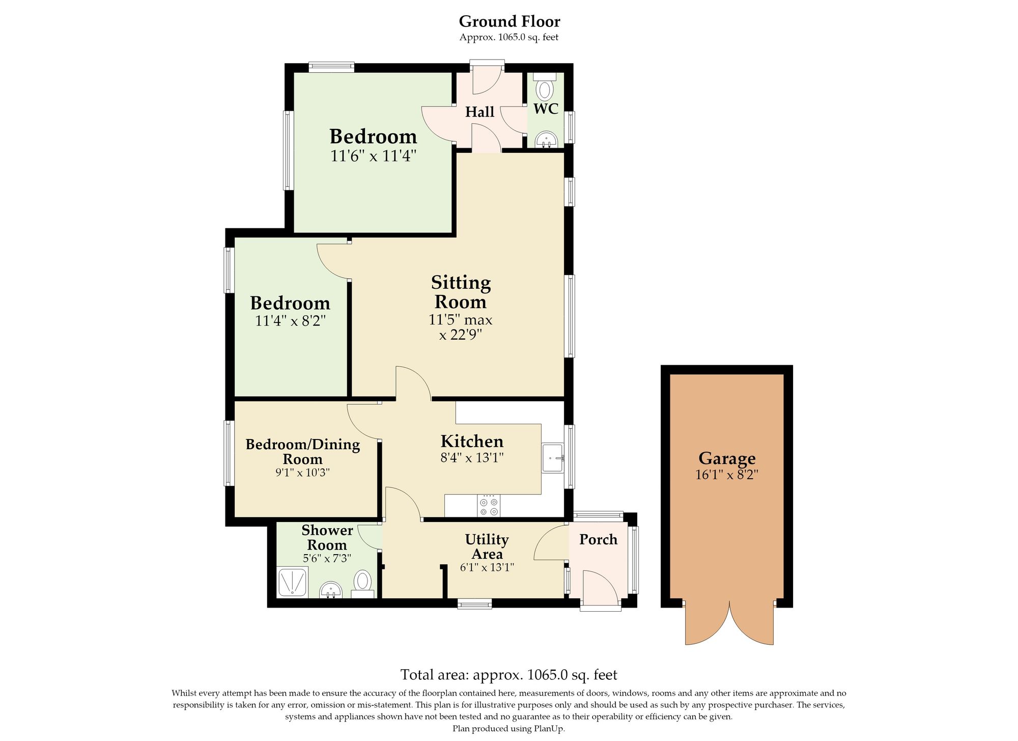 57 Newlands Estate, Norwich floorplan