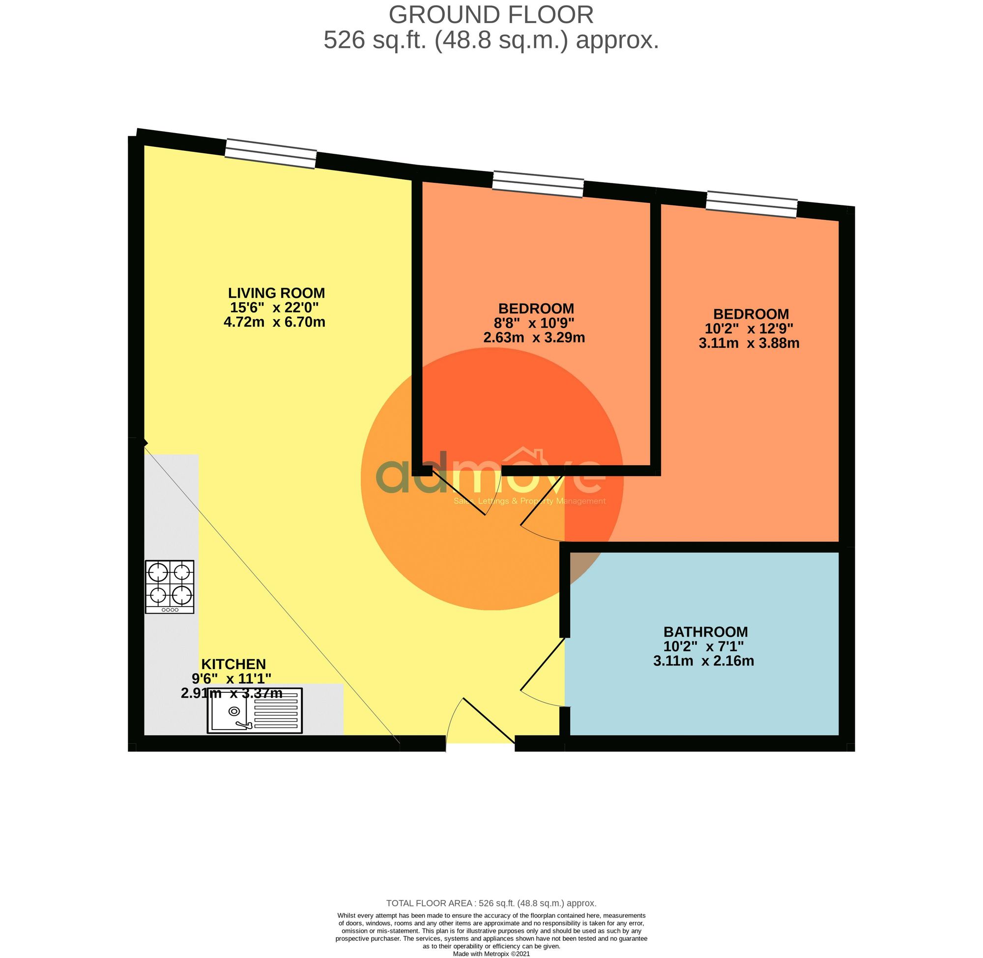 Apt 23, Albert Vaults 169-171 Chapel Street, Salford floorplan