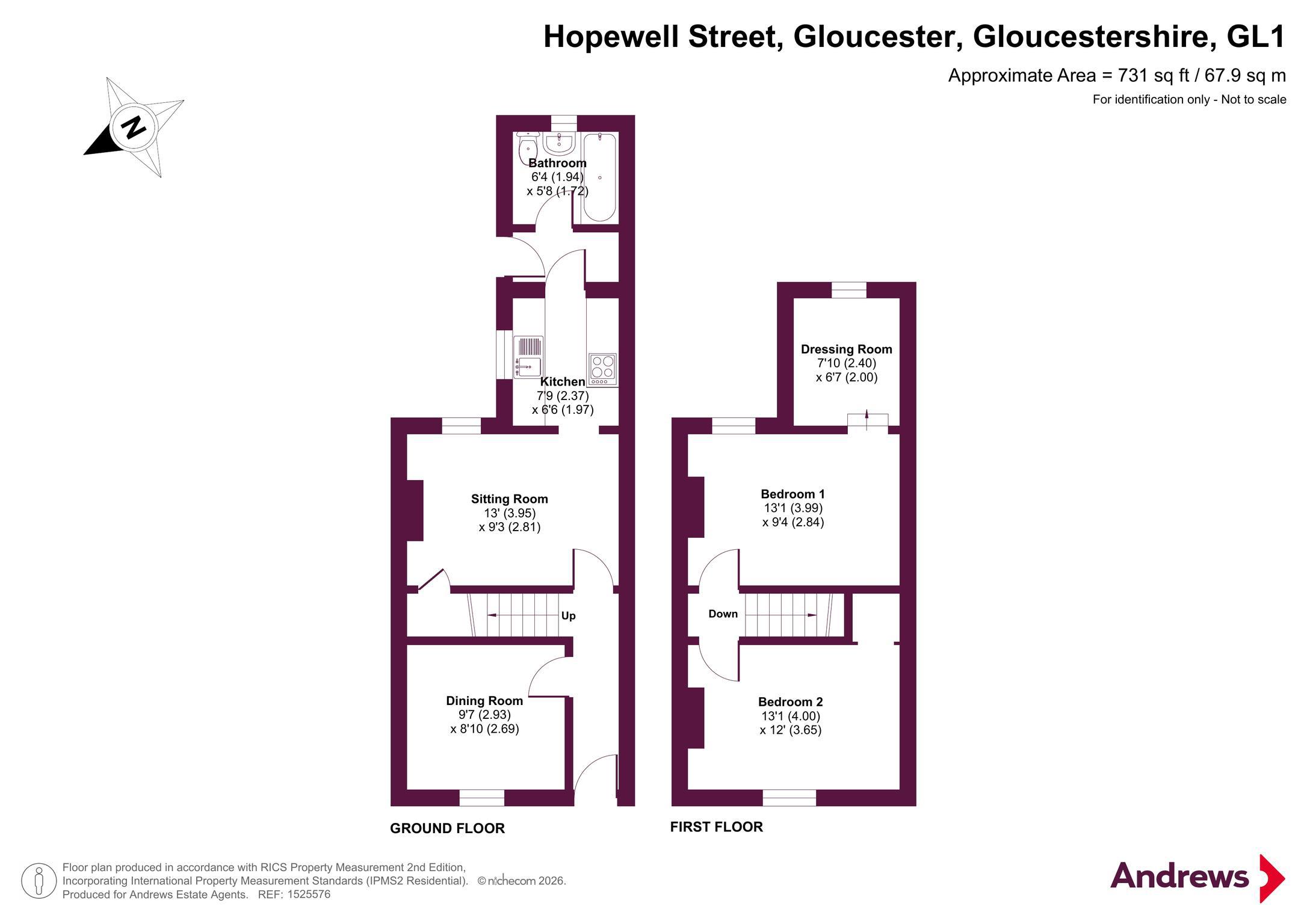 27, Hopewell Street, Gloucestershire floorplan