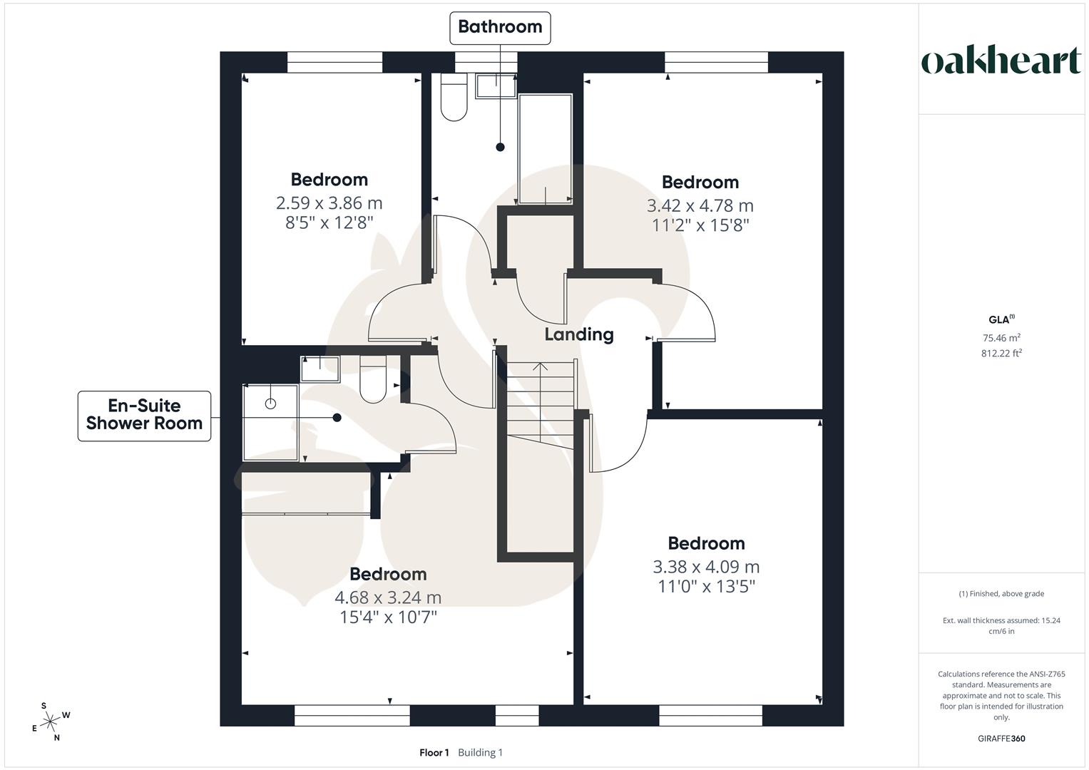 17, Hall Lane, Bury St. Edmunds floorplan