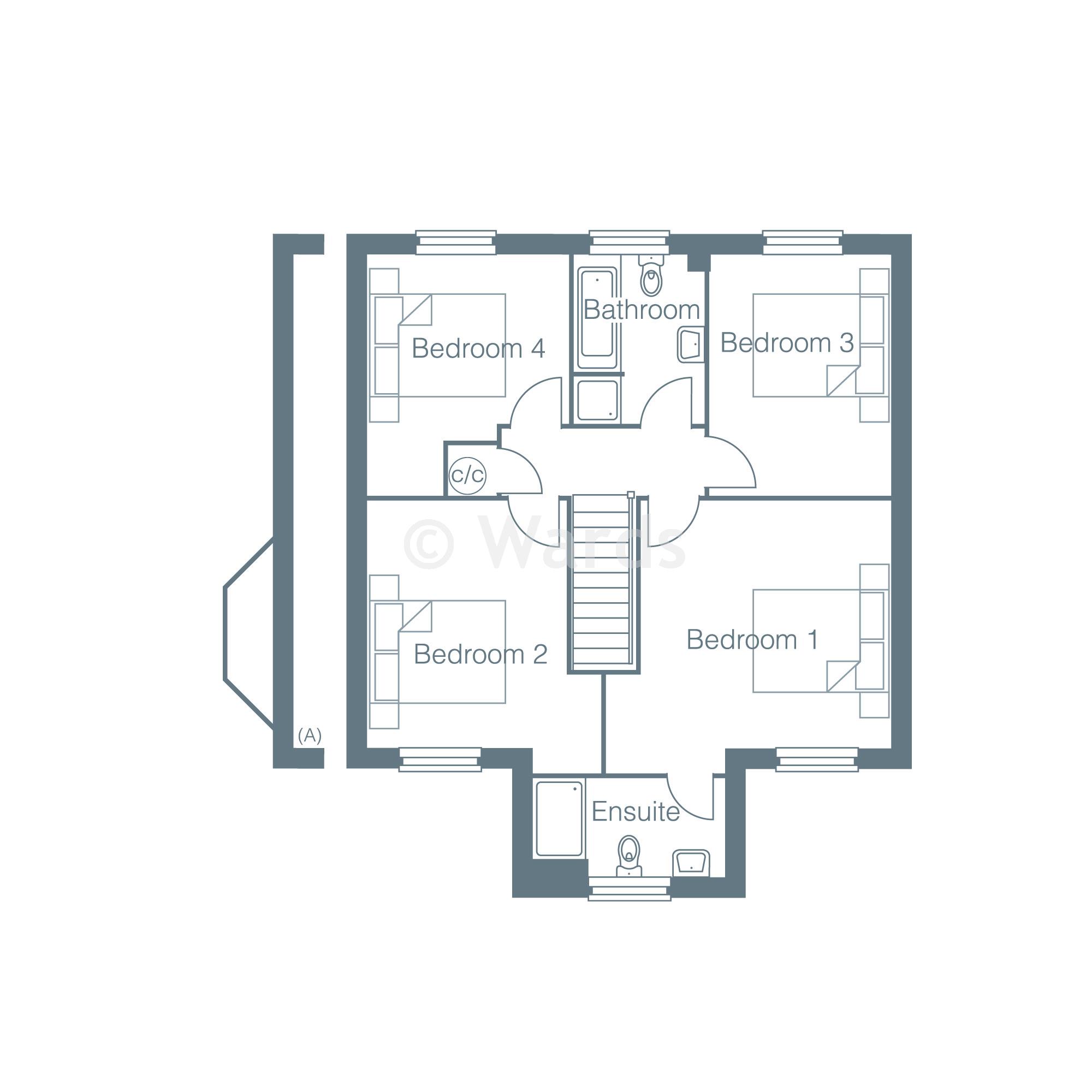 The Bromstone, Wellington Gardens, Deal floorplan
