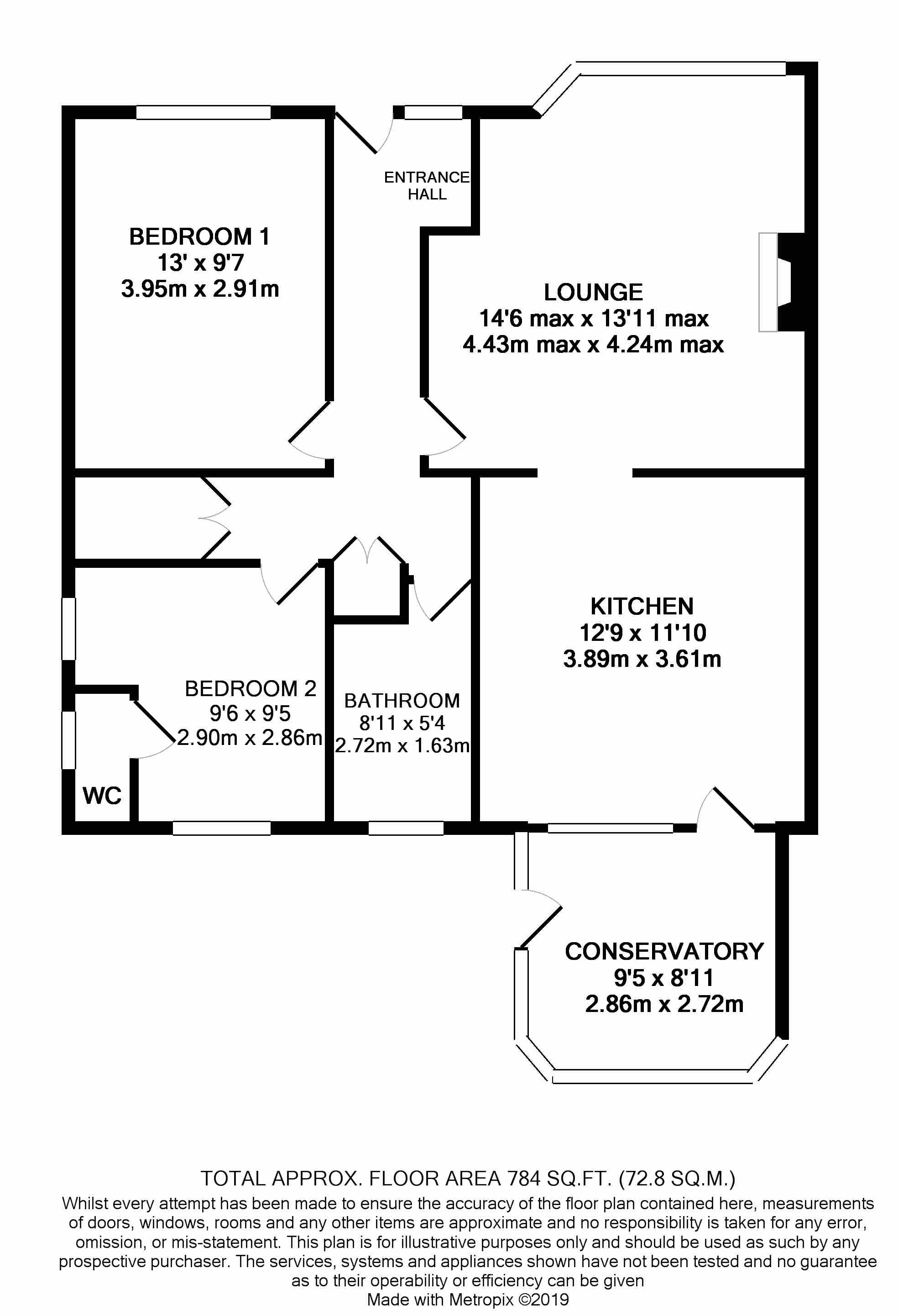 2 Bedrooms Flat for sale in The Crescent, Lymm WA13