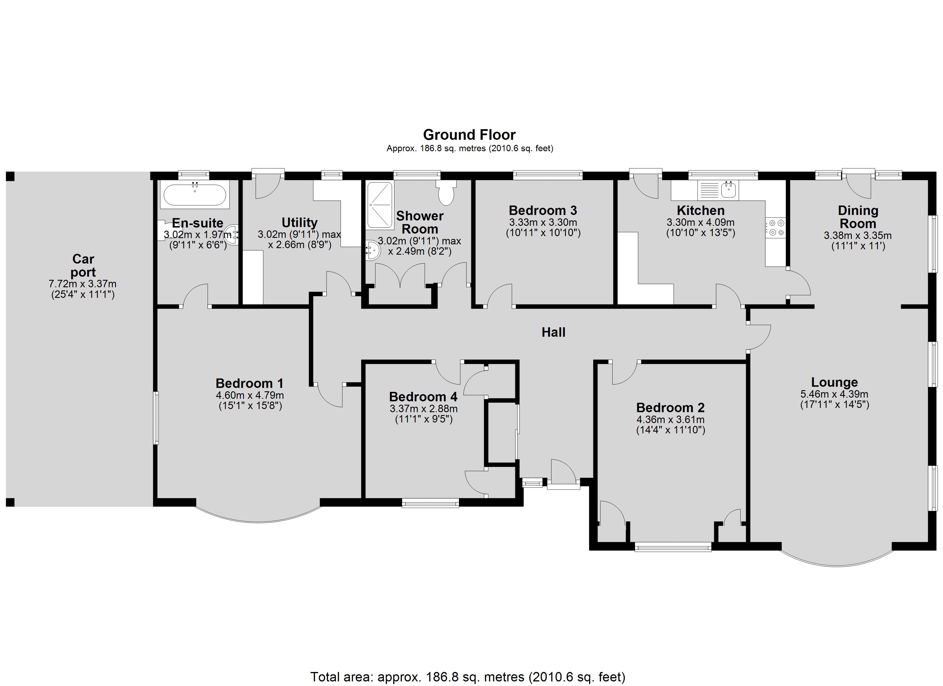 6, Auden Close, Lincoln floorplan