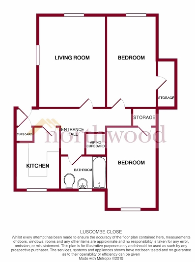 2 Bedrooms Maisonette to rent in Luscombe Close, Caversham, Reading RG4