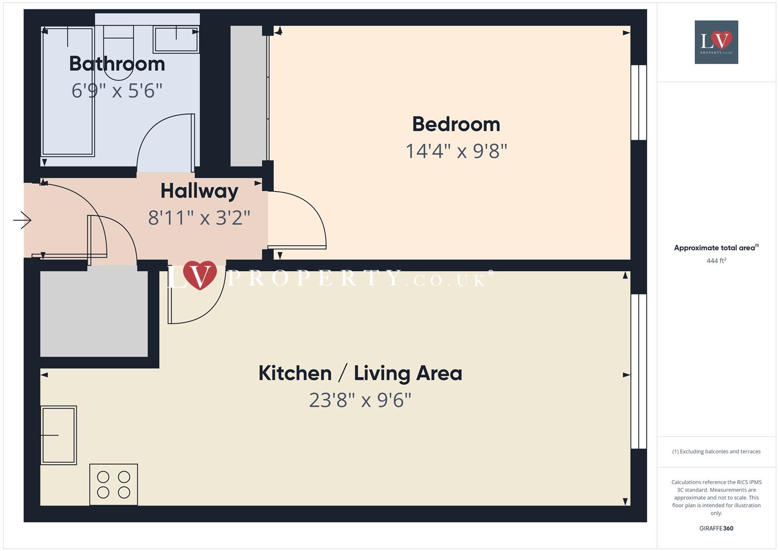 Apartment 510, Granville Lofts, 190, Holliday Street, West Midlands floorplan