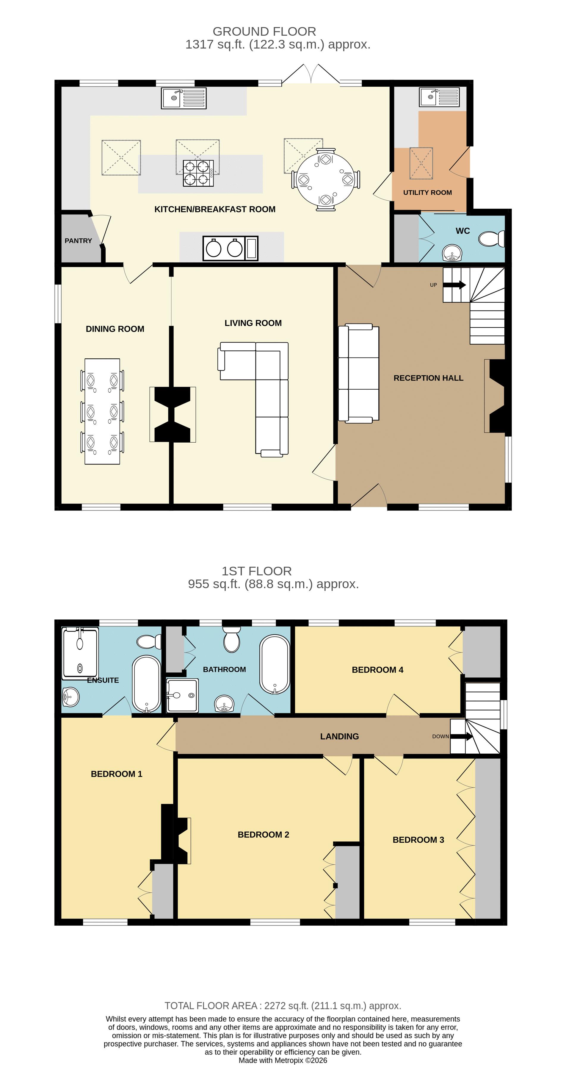 The Retreat, Martock floorplan