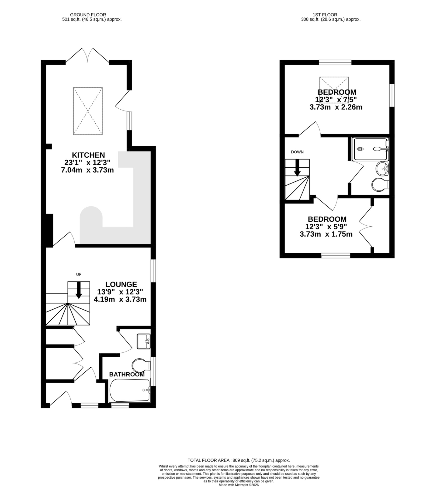 40a Copners Drive, Holmer Green, Buckinghamshire floorplan
