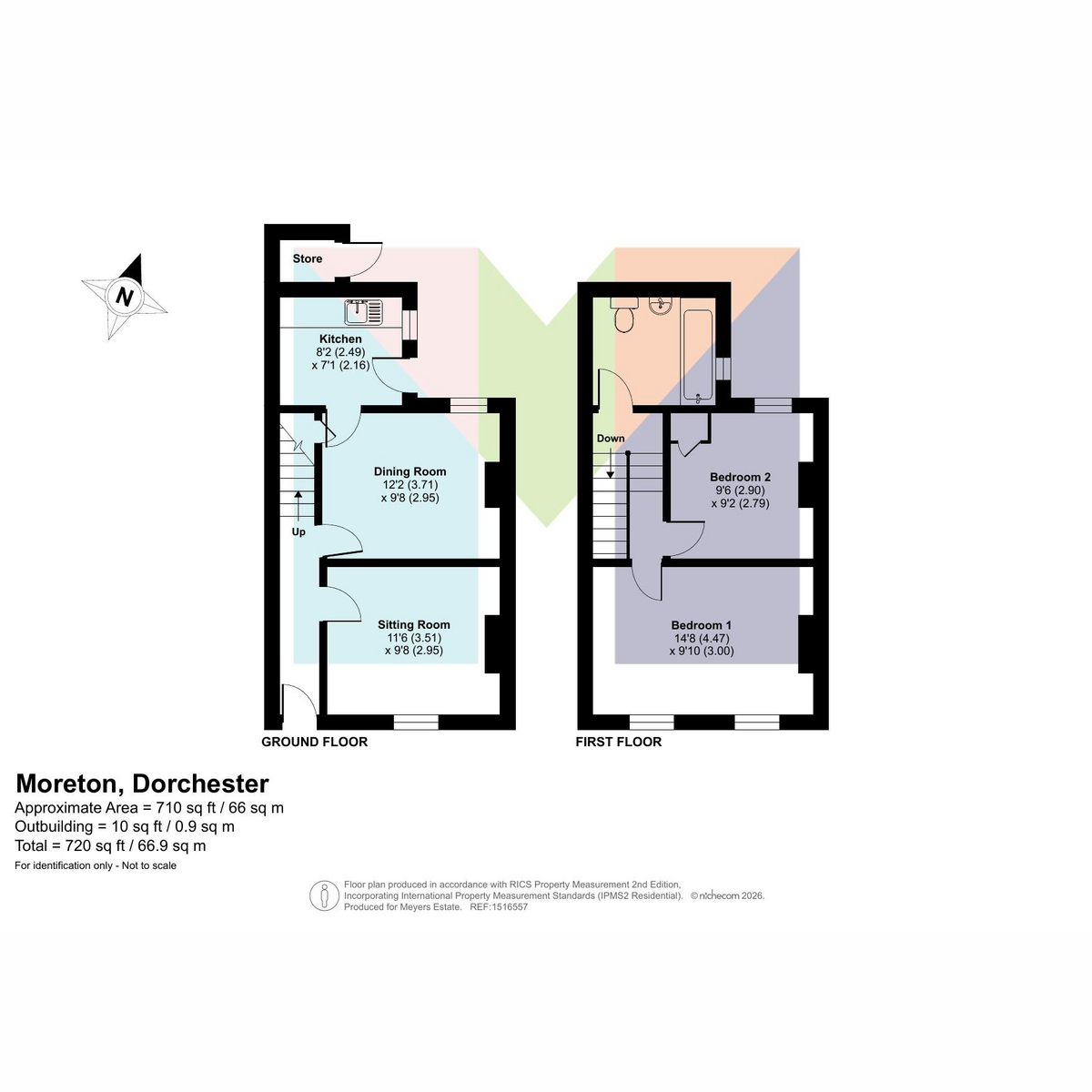 6, Brickyard Cottages, Moreton floorplan