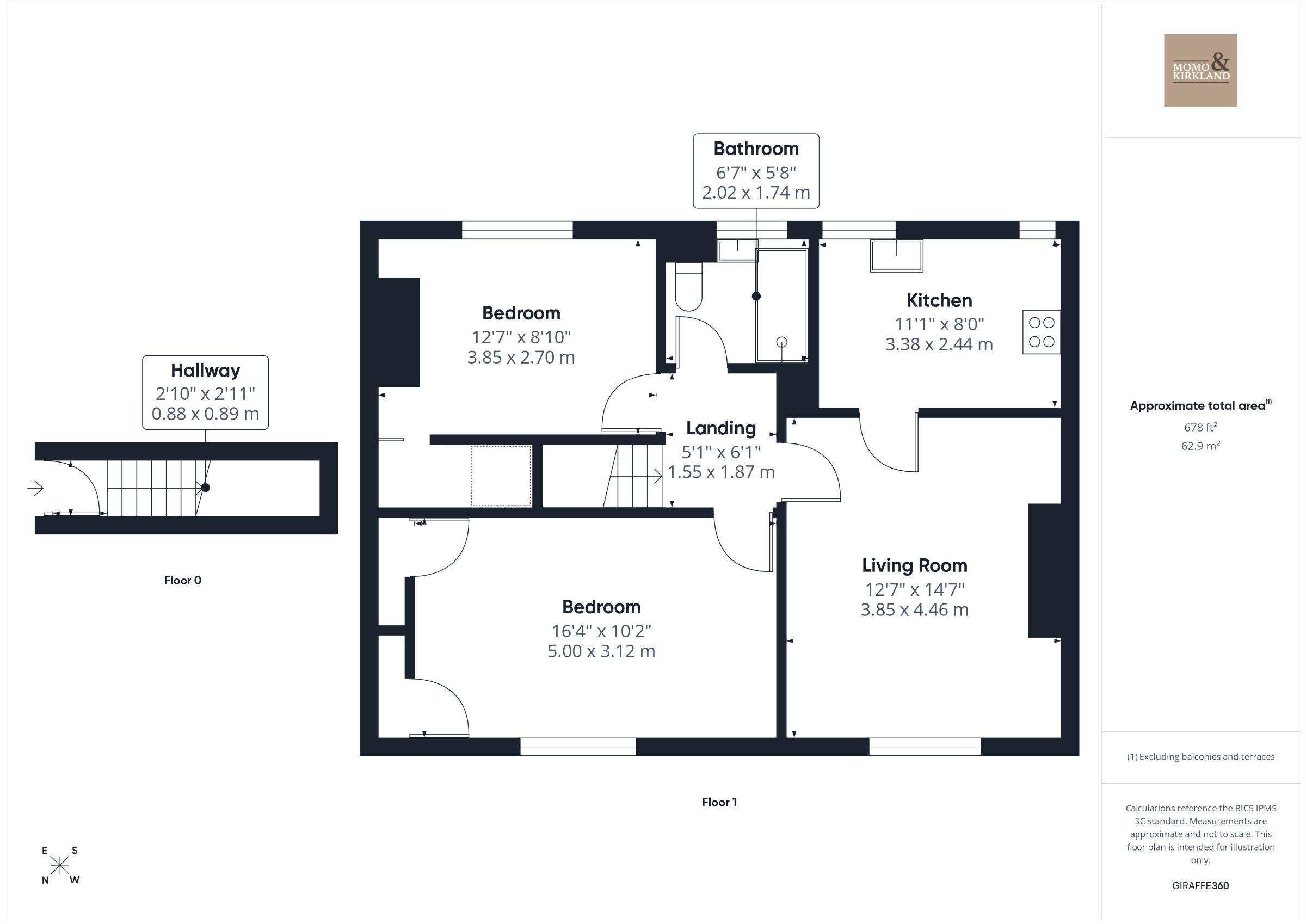48 Newton Avenue, Glasgow floorplan