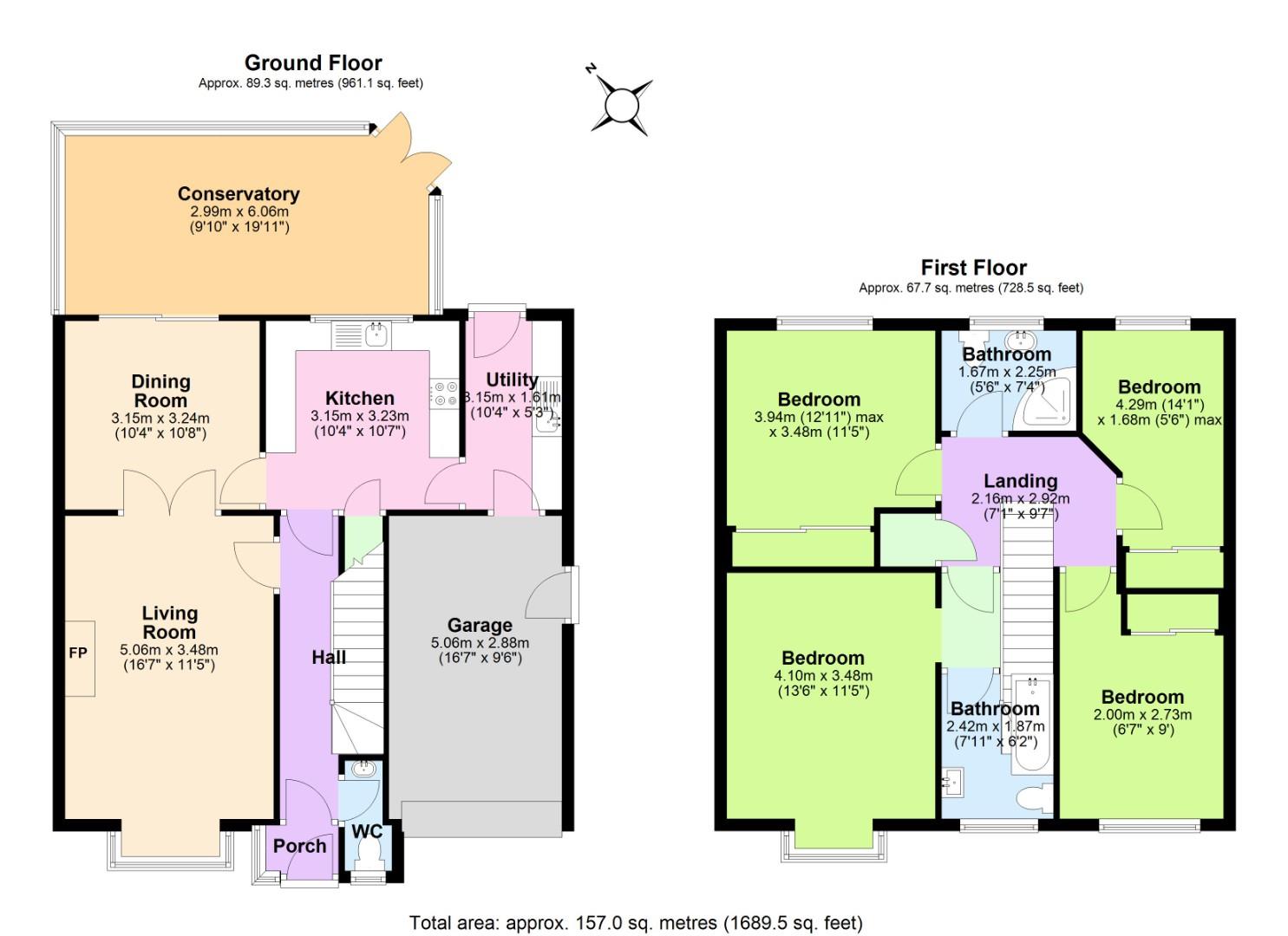 11, Lyme Park, Nottingham floorplan