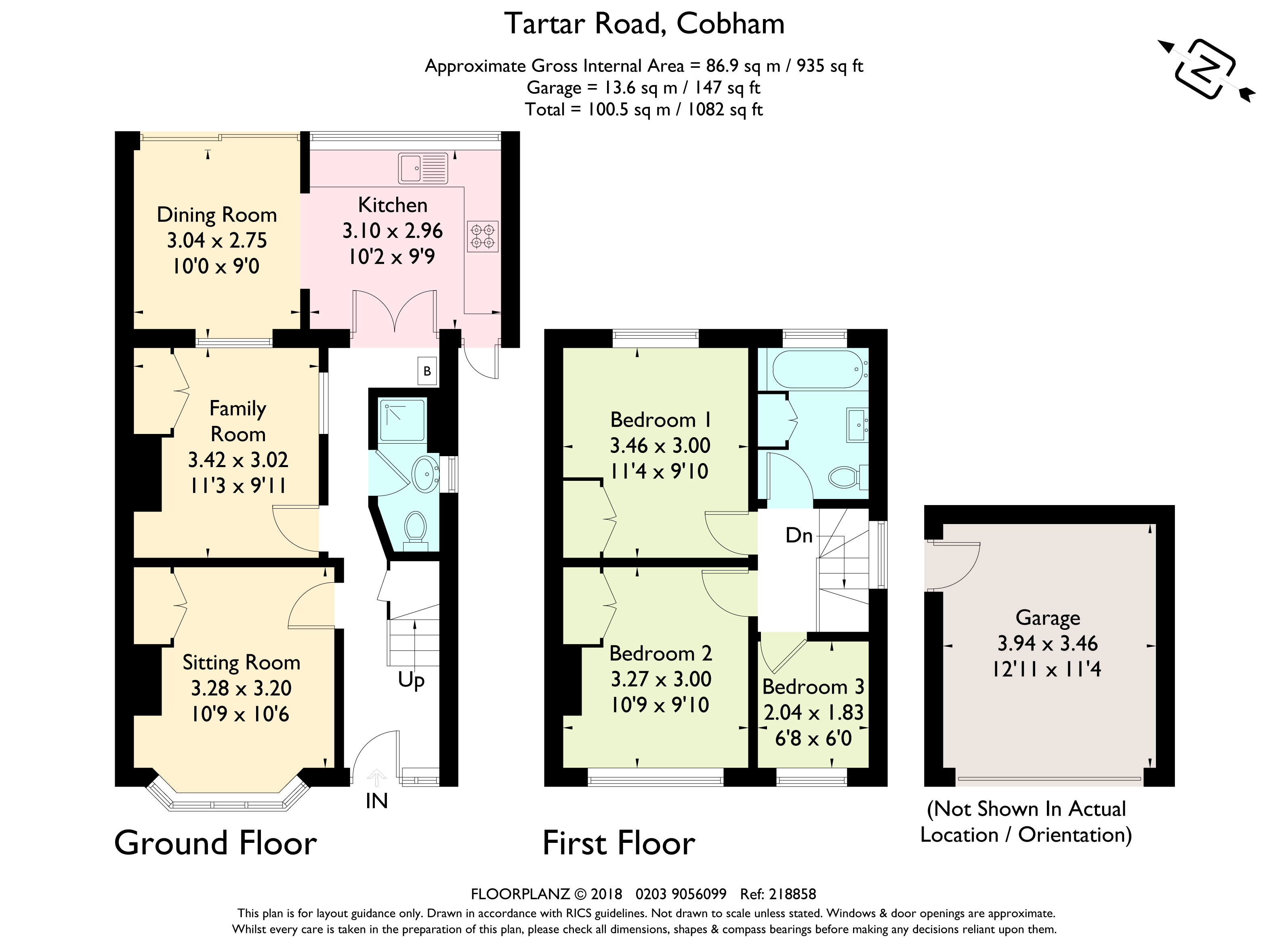 3 Bedrooms Semi-detached house to rent in Tartar Road, Cobham KT11