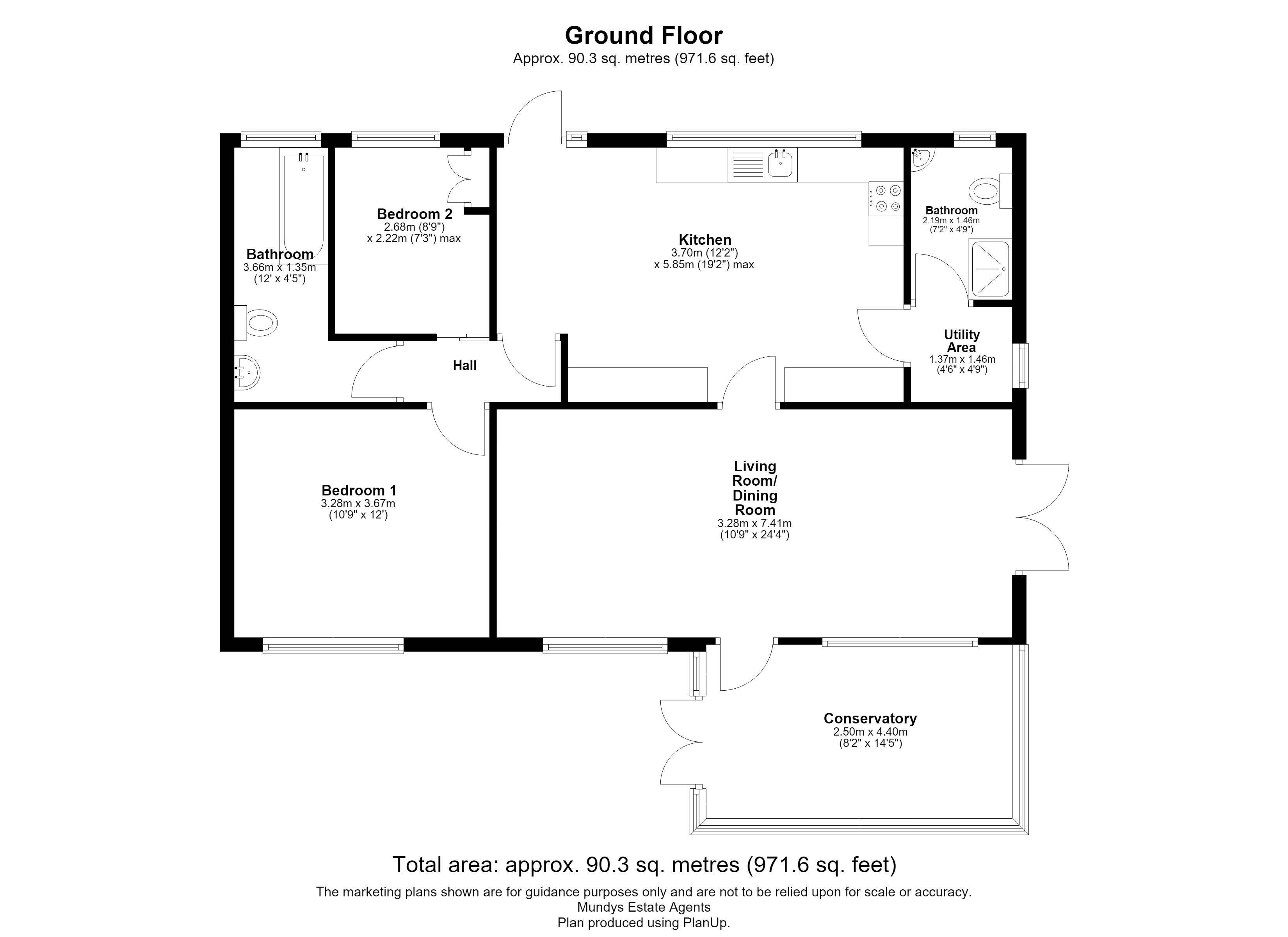 High Haven, Kirmond Road, Market Rasen floorplan