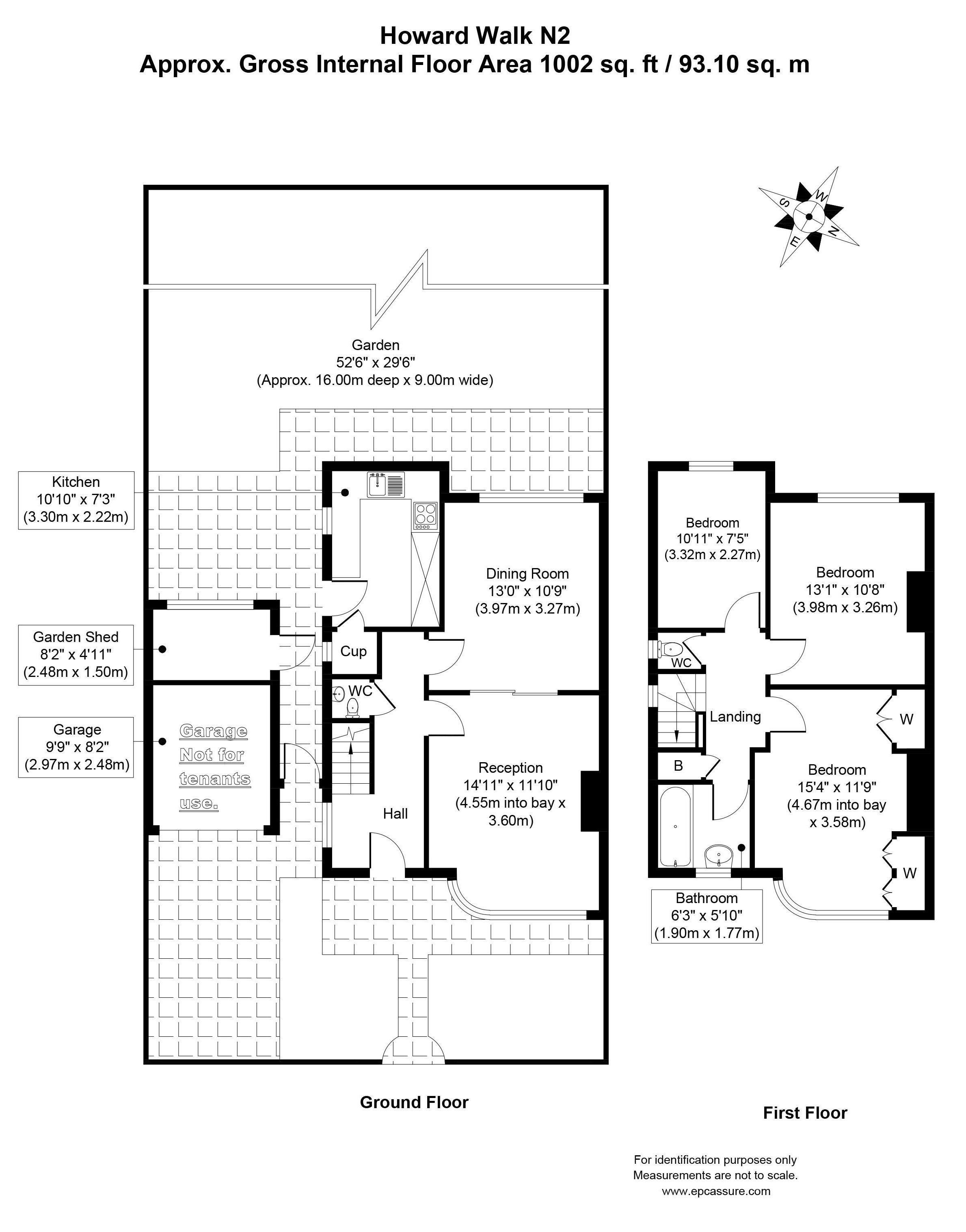 3 Bedrooms Semi-detached house to rent in Howard Walk, Hampstead Garden Suburb N2