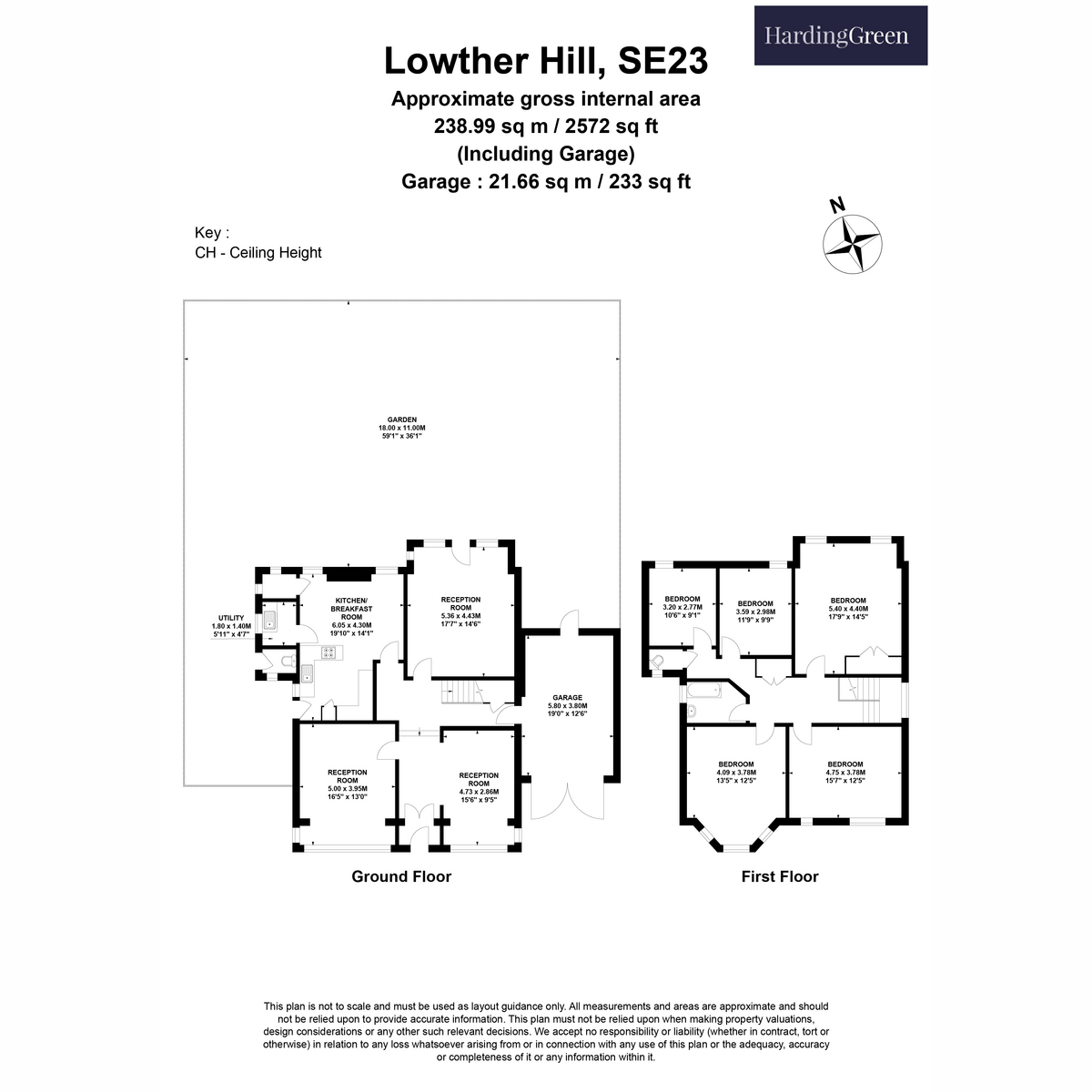 45, Lowther Hill, London floorplan