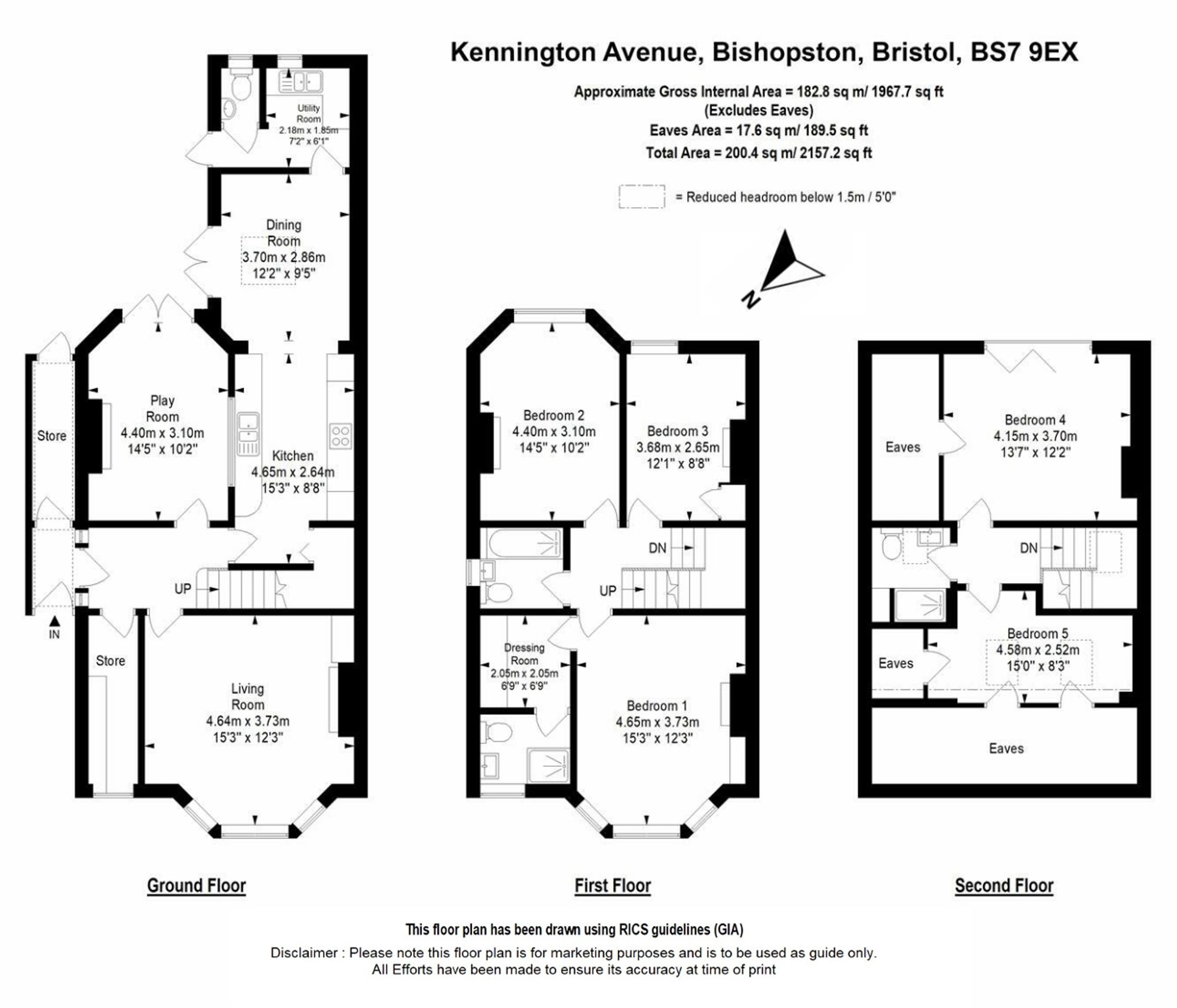 83 Kennington Avenue, Bristol floorplan
