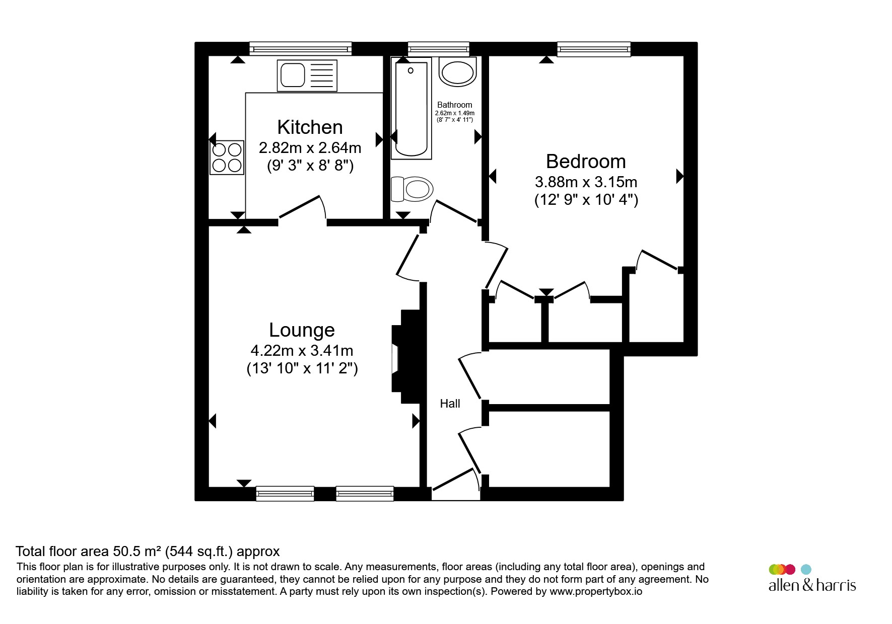1, Abercromby Square, Glasgow floorplan