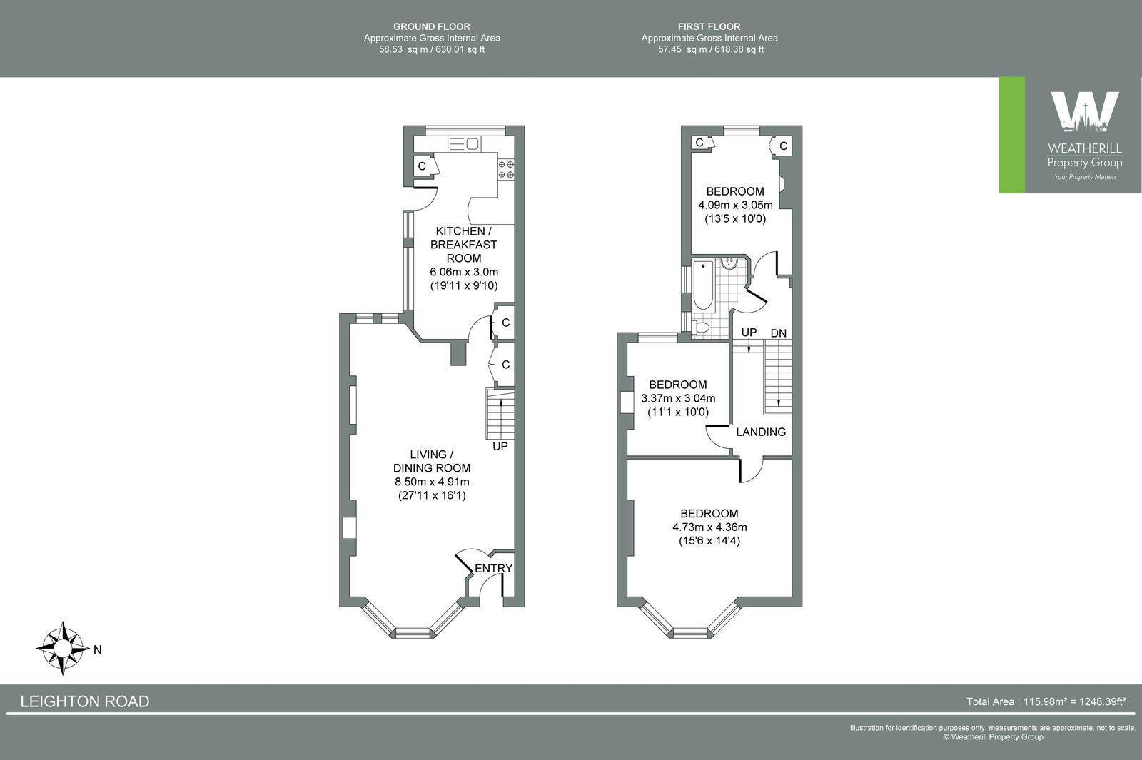 Leighton Road, Hove floorplan