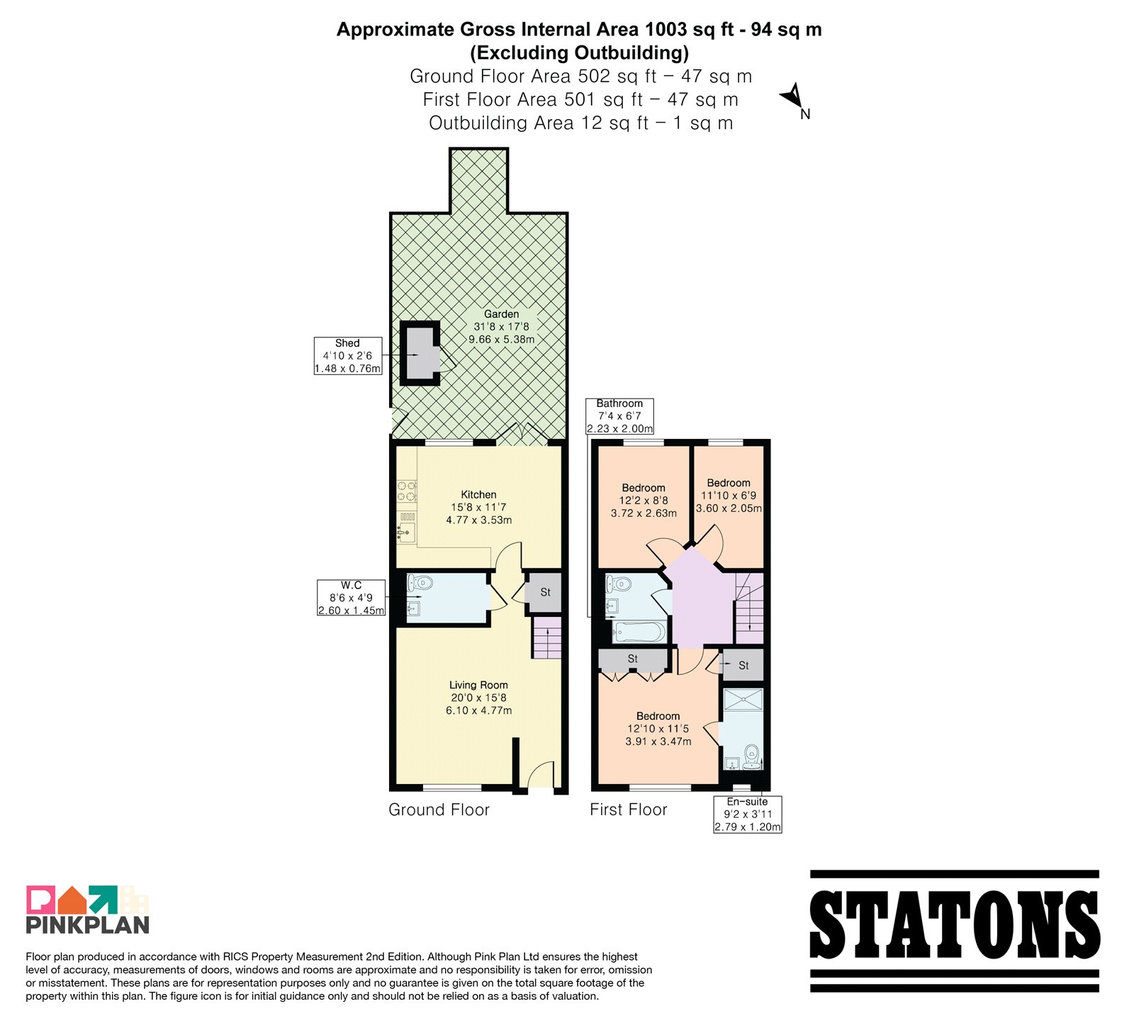7, Sika Gardens, Enfield floorplan