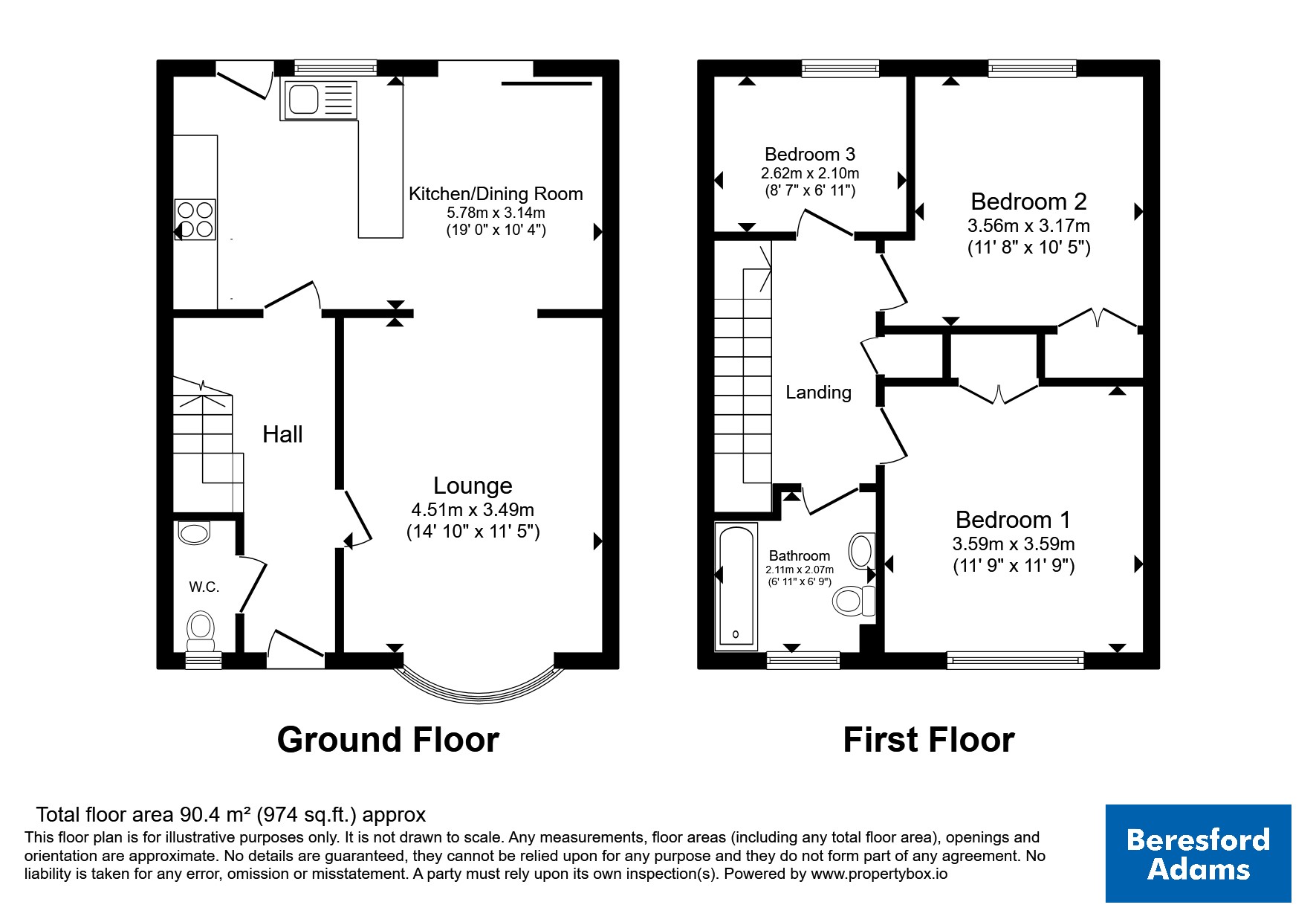 4, Pinfold Court, Cheshire floorplan