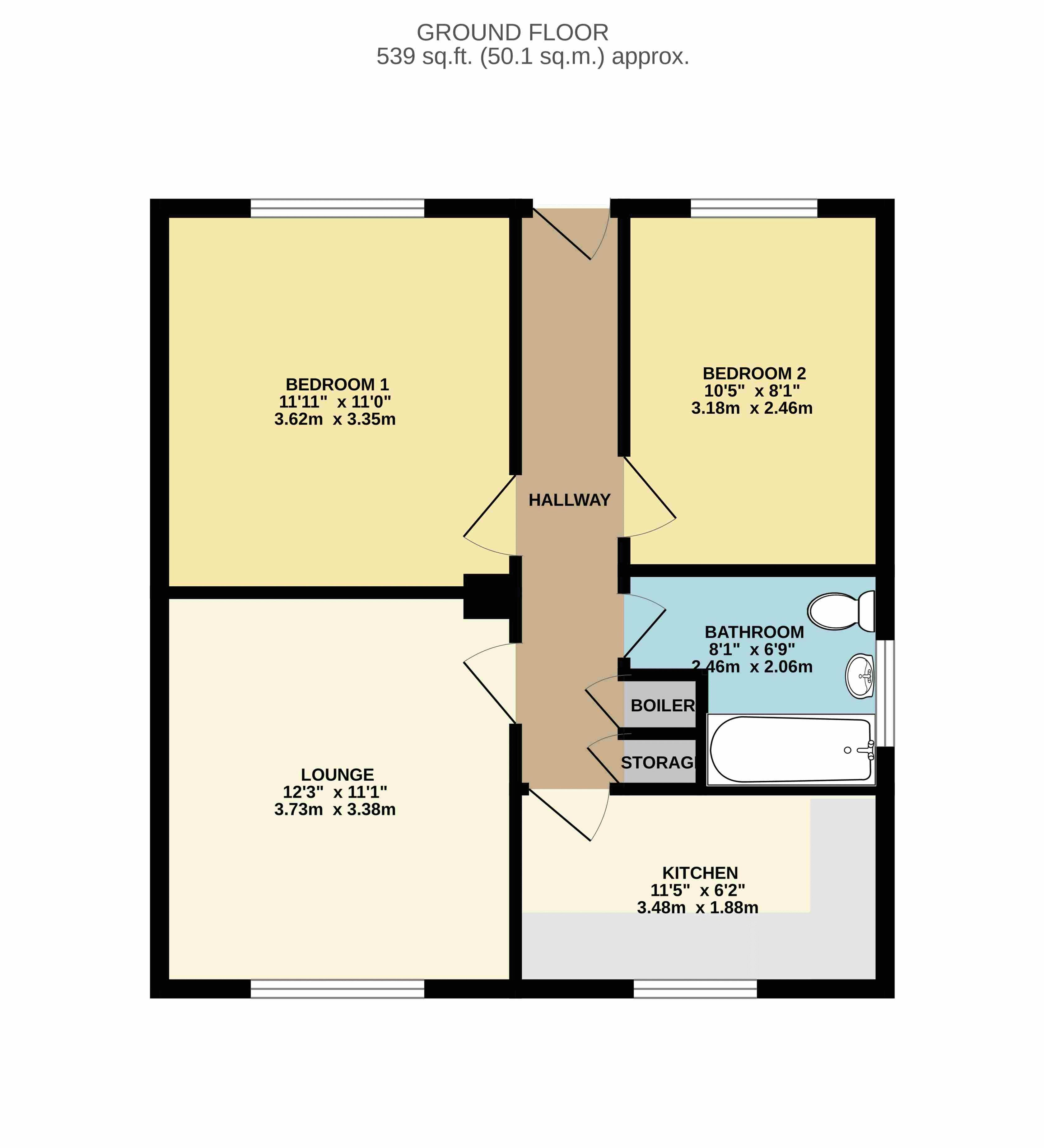 18, Willow Court, Lincoln floorplan