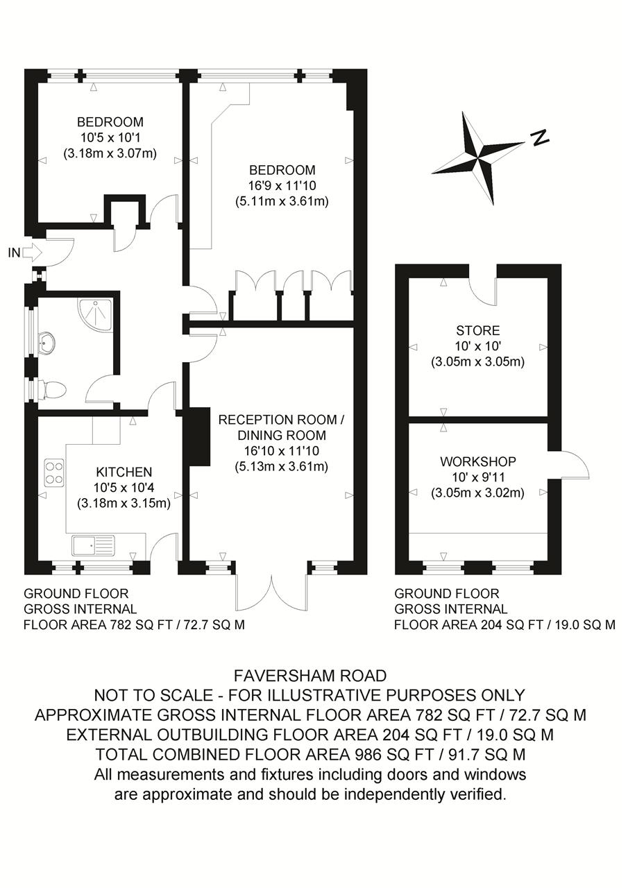 42, Faversham Road, Seasalter floorplan