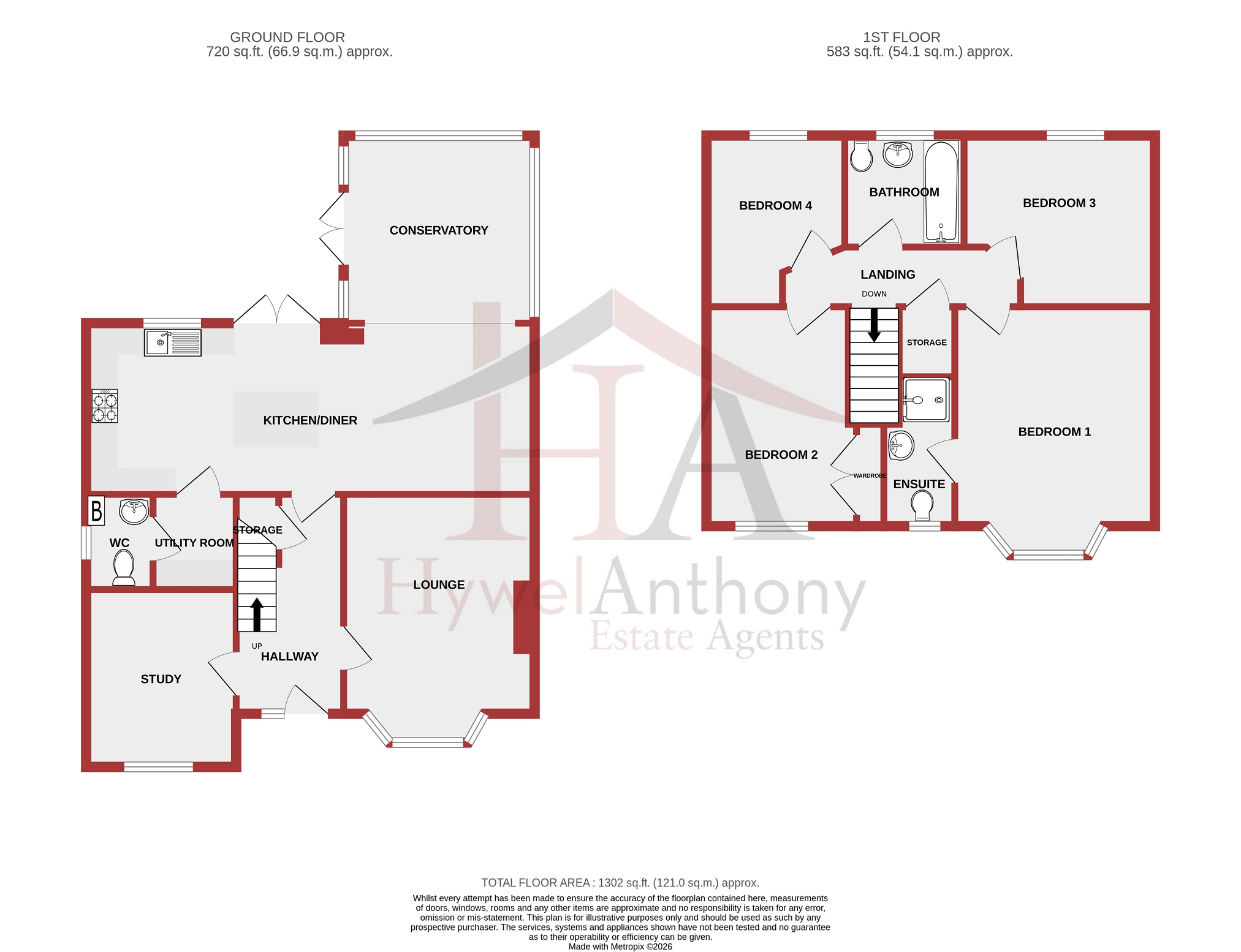 3, Clos Gwernen, Pontyclun floorplan