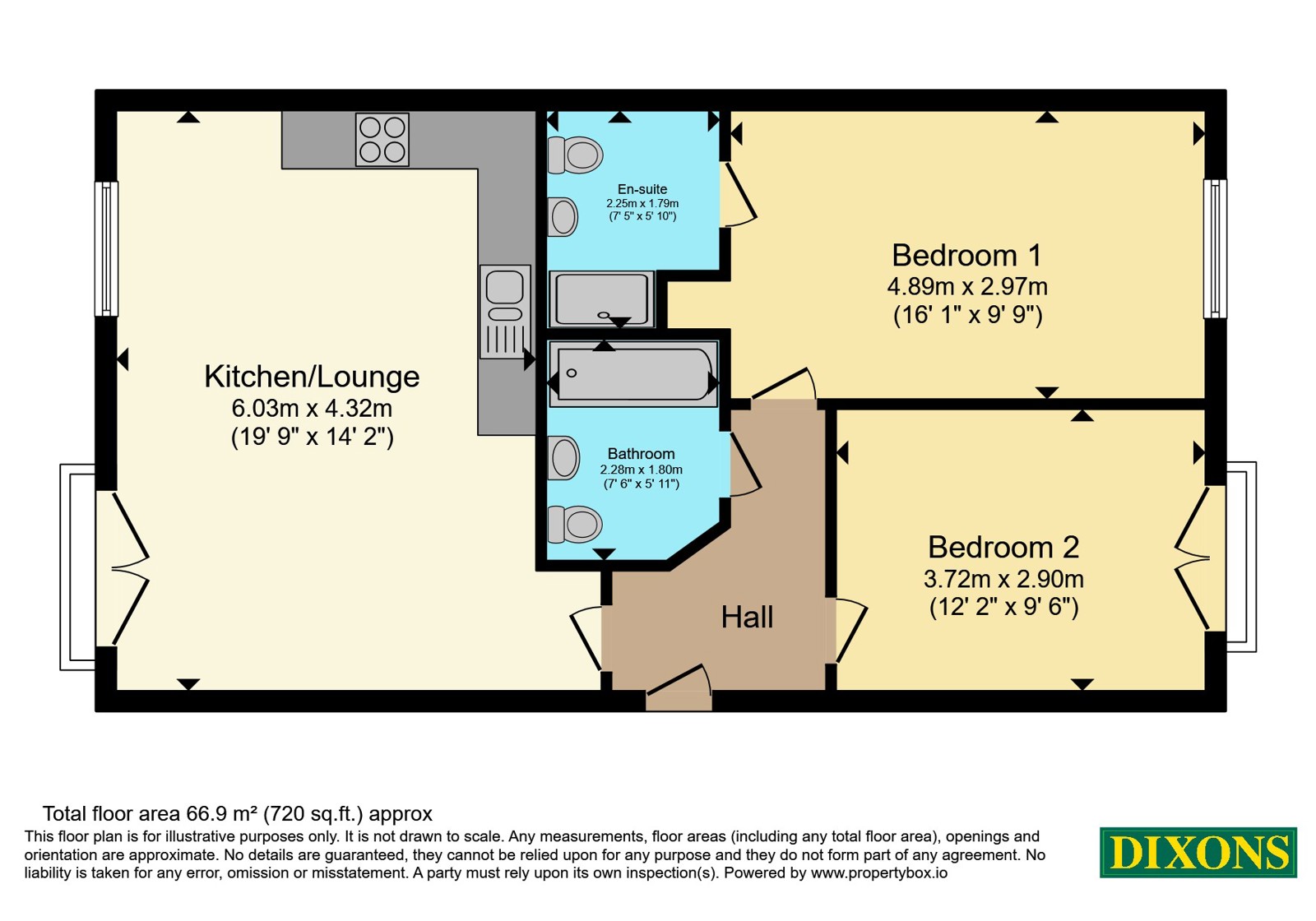 166, Prestwood Road, West Midlands floorplan