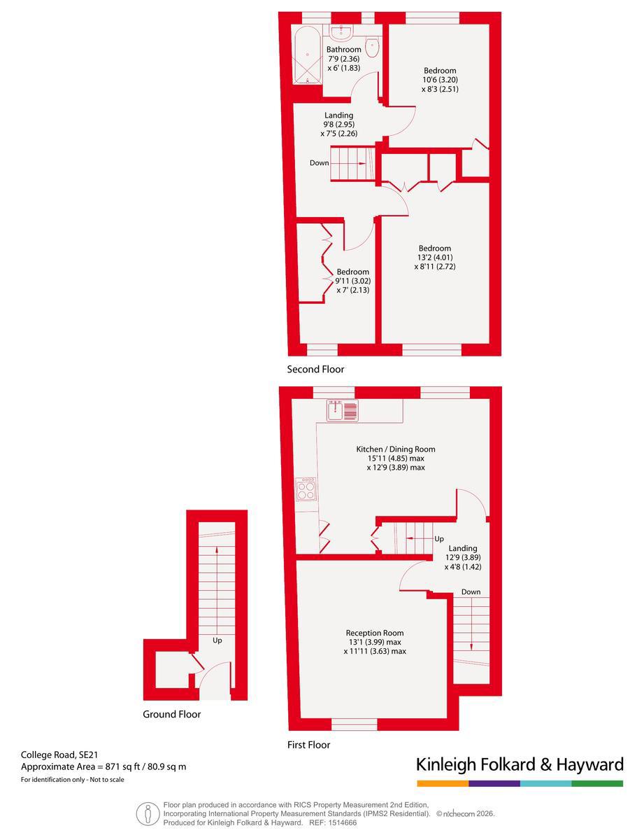 Flat 33, Stonehills Court,, College Road, London floorplan