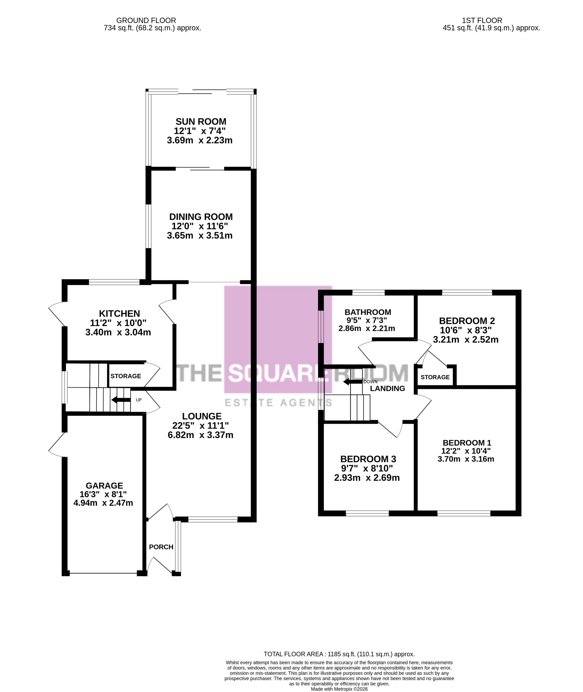 120, Arundel Drive, Poulton-Le-Fylde floorplan