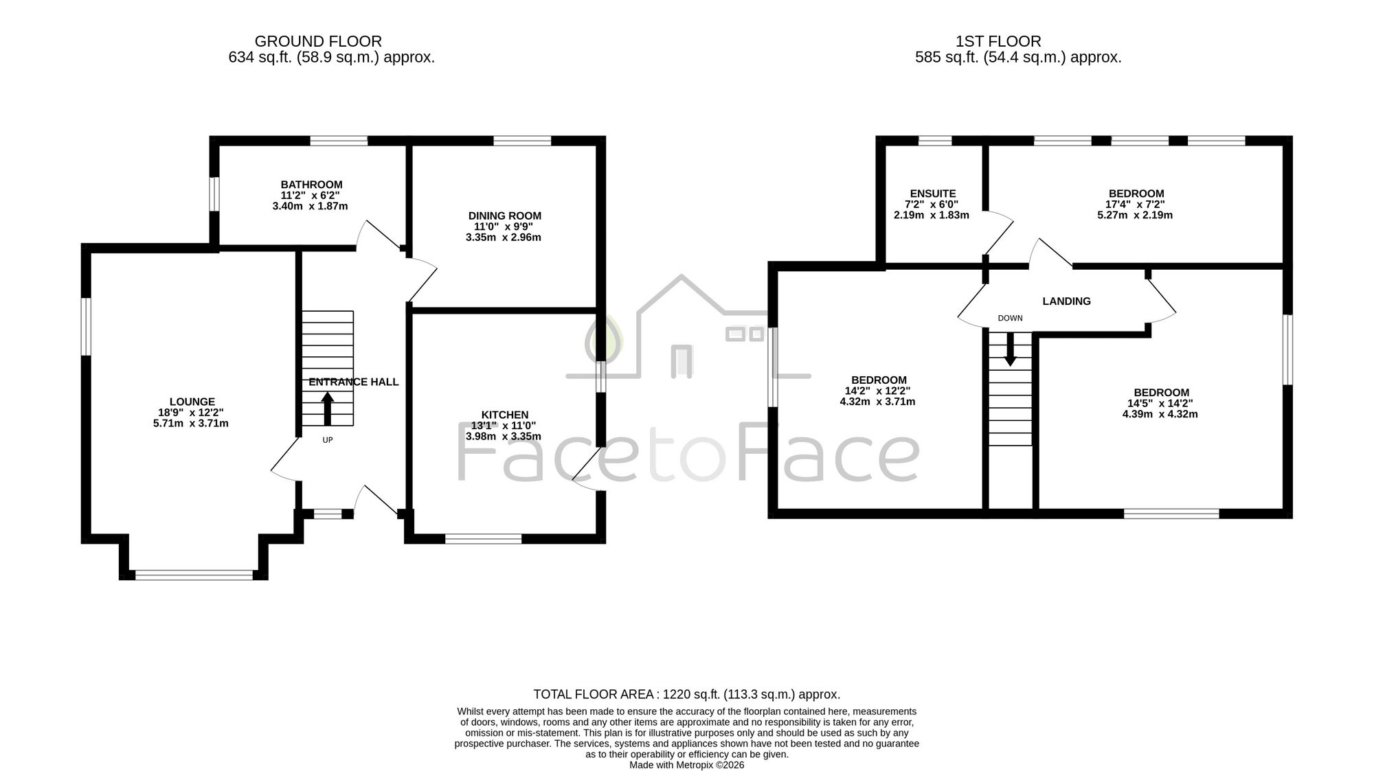 Craiwaye Knowlwood Road, Todmorden floorplan