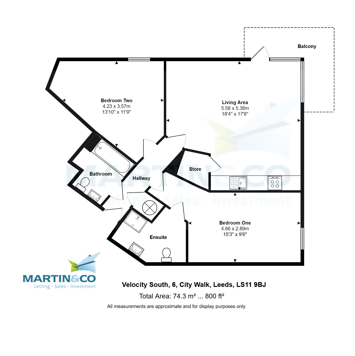 36, Velocity South, Leeds floorplan