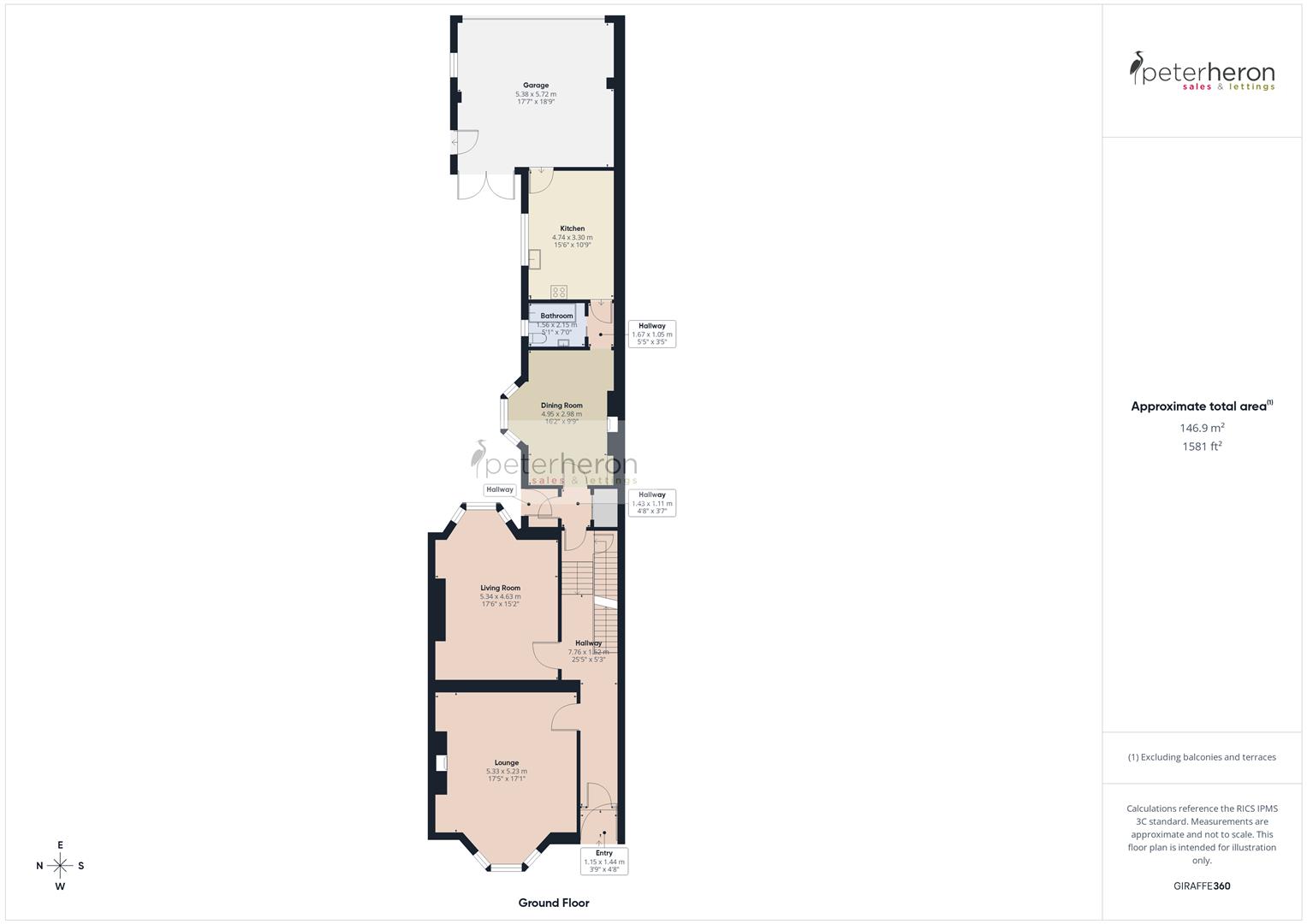 14, The Oaks, Sunderland floorplan