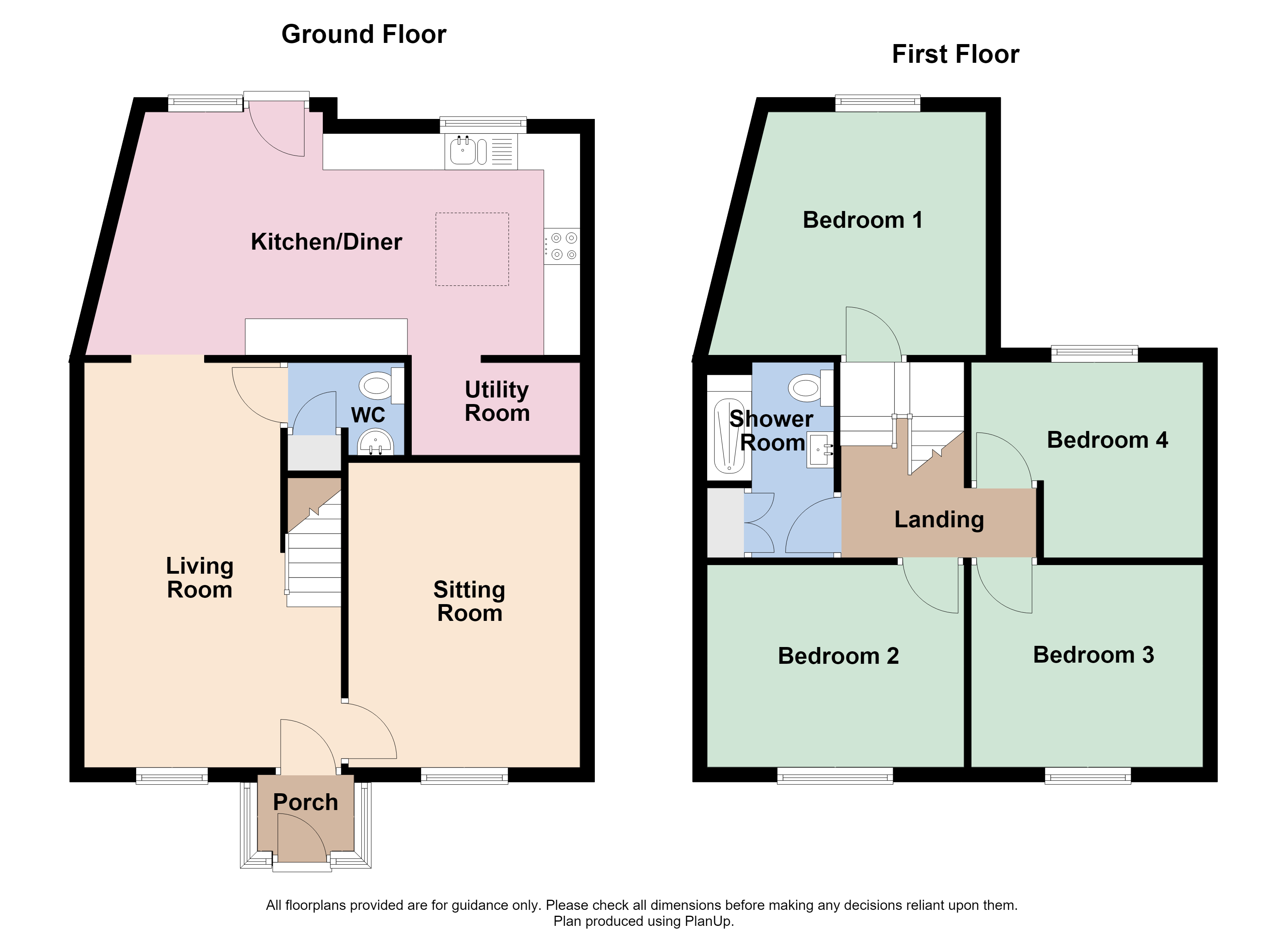 Spar Cottage, Buxton floorplan