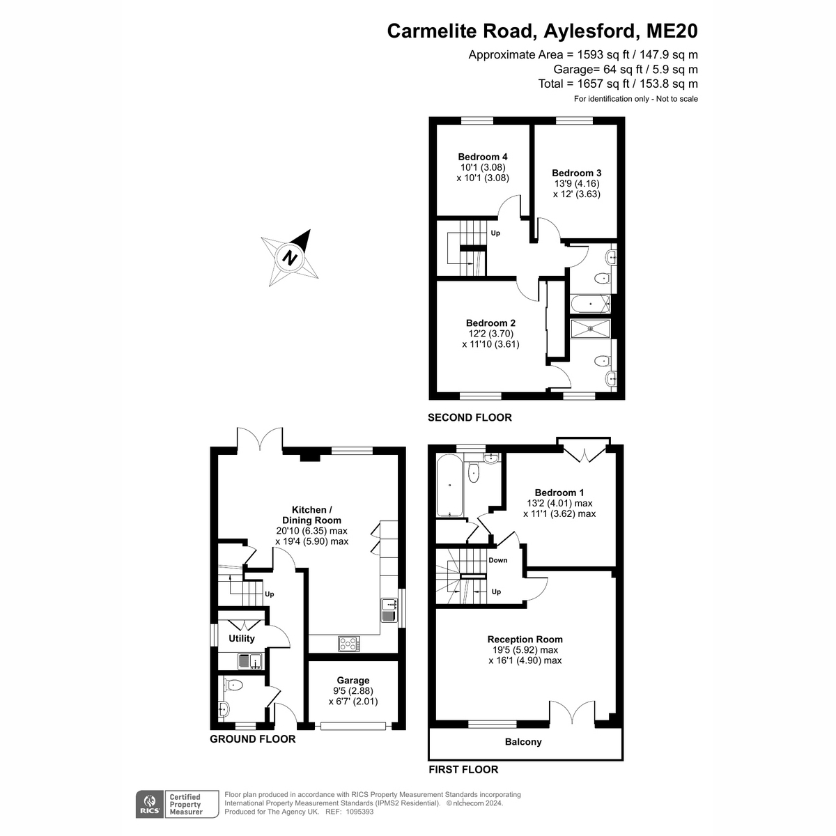 29, Carmelite Road, Aylesford floorplan