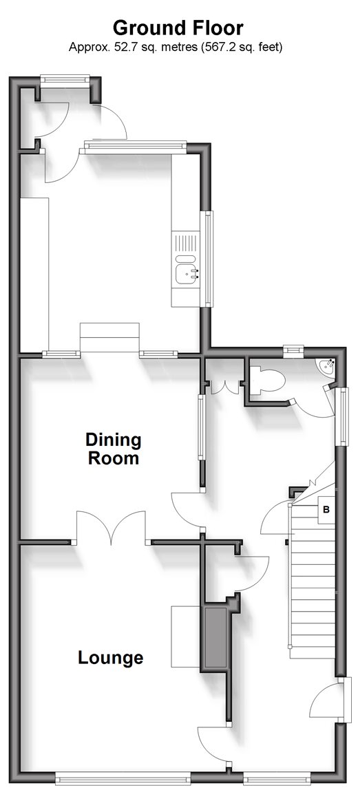 Nursery Close, Tonbridge, Kent TN10, 3 bedroom semidetached house for