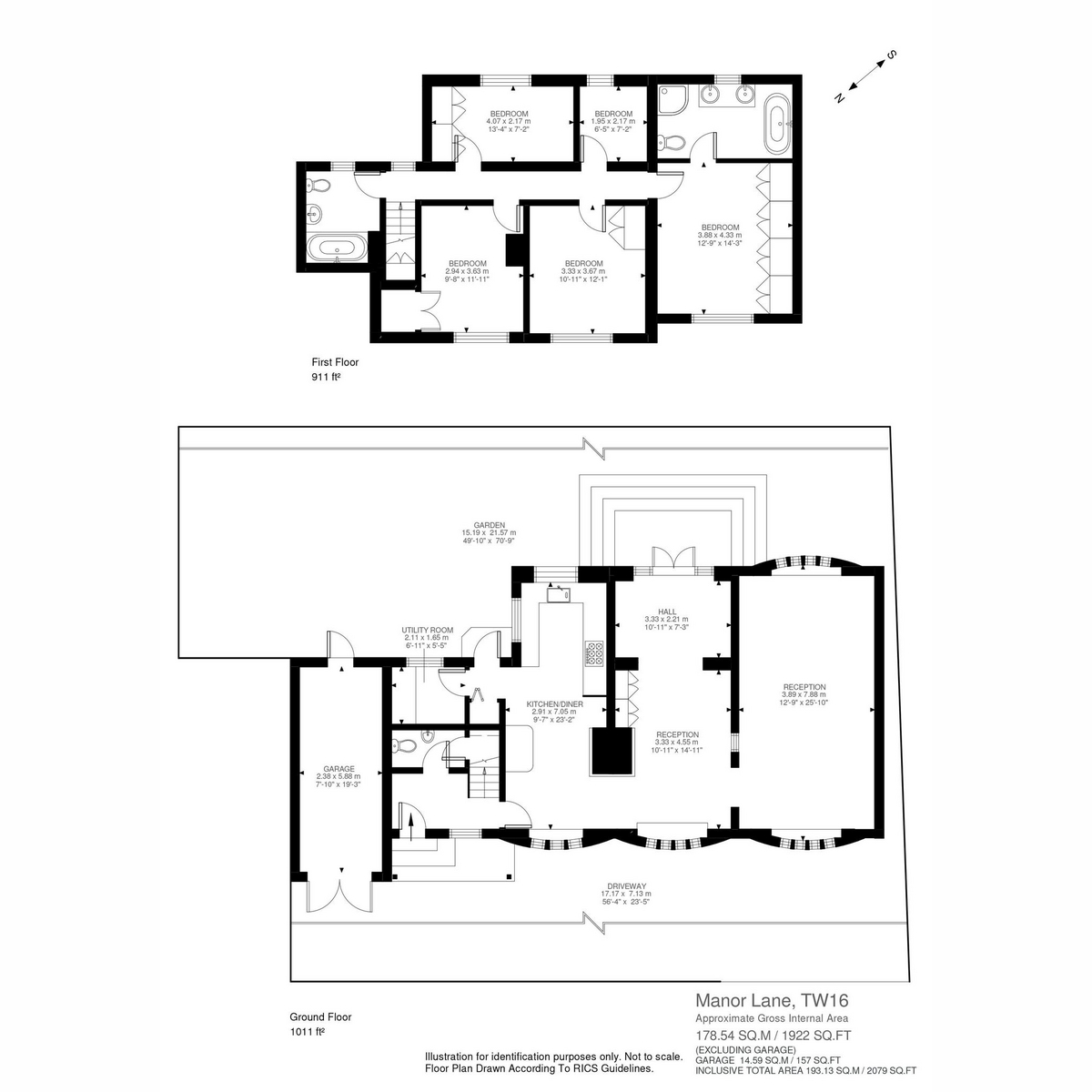 122, Manor Lane, Sunbury-on-thames floorplan